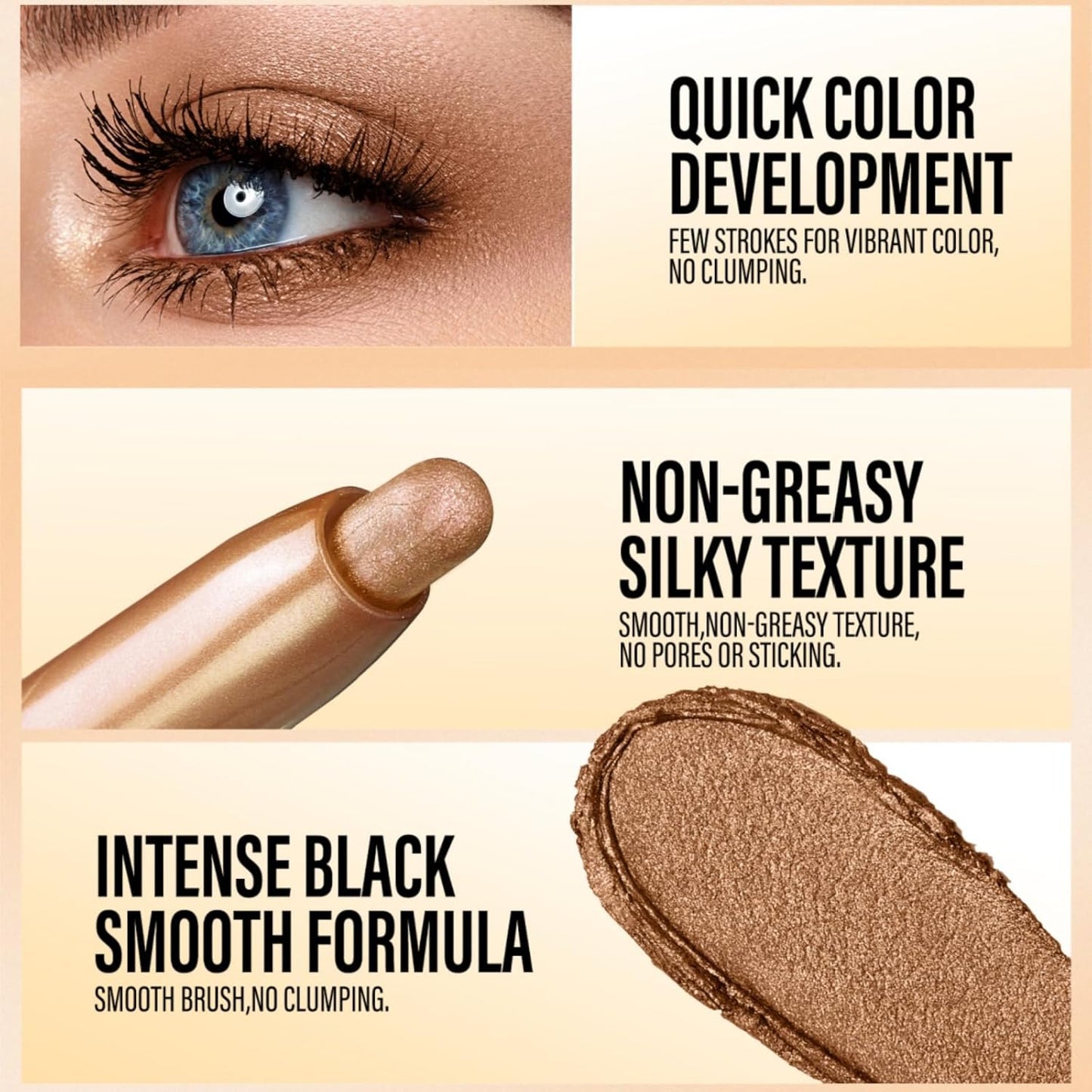 Jolilab Eyeshadow Stick Set, 2 Colors Matte Professional Bright-Colored Contouring and Highlight Eyeshadow Stick, Cream Waterproof Long Lasting High Pigmented Eye Shadow. (2, 01+21 2pcs)