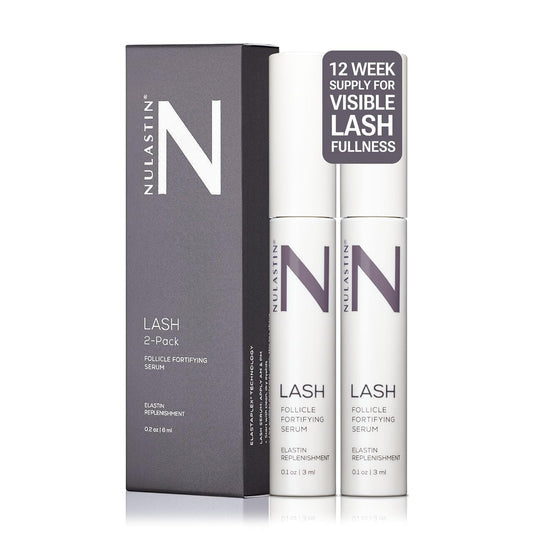 NULASTIN Follicle Fortifying Lash Serum - Clinically Tested Eyelash Enhancing Serum - Nourishes & Repairs to Promote Longer-Looking Lashes - Enriched with Hair-Strengthening Ingredients (2 Count)
