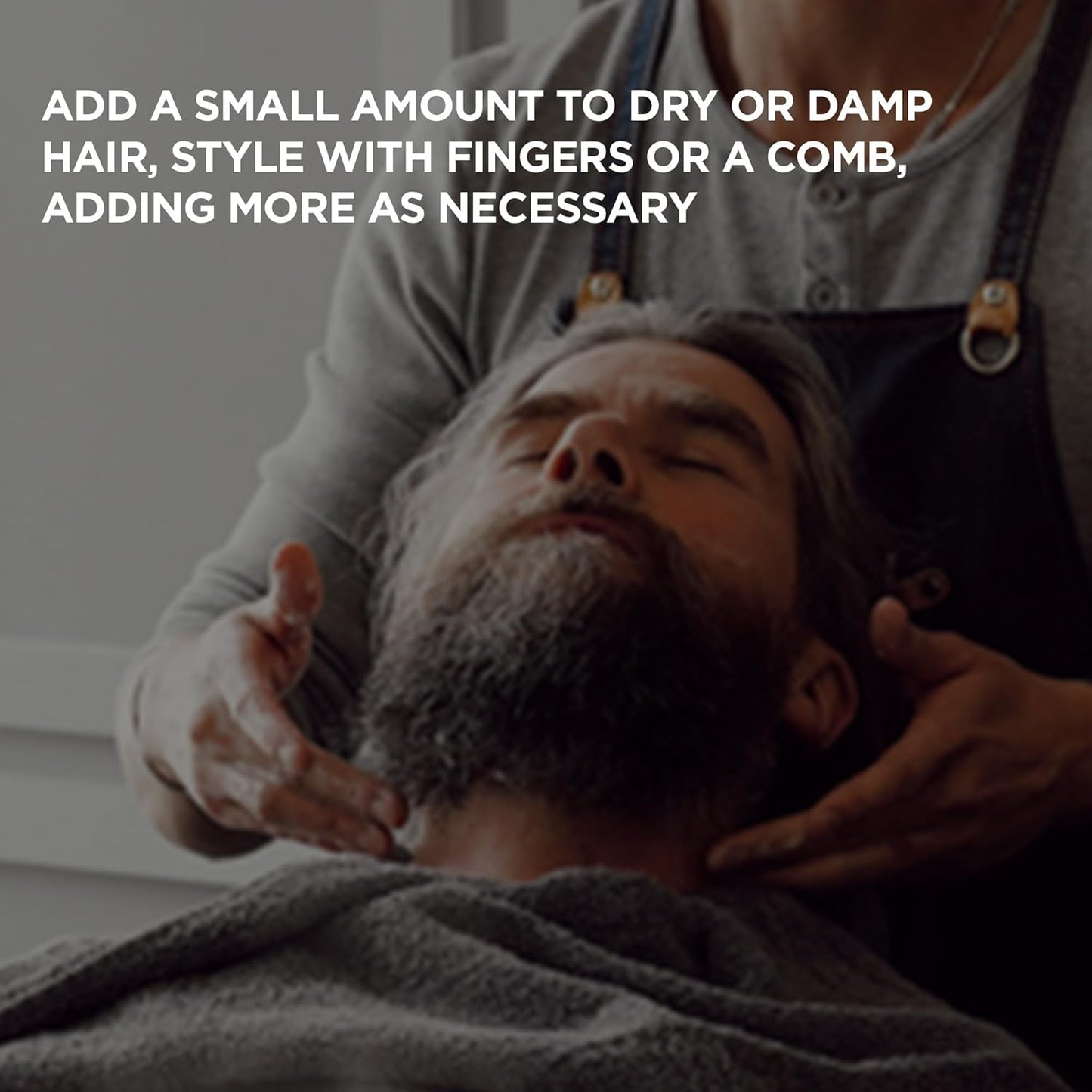 Ruffians Hybrid Pomade, Omega-Enhanced Haircare Solution For Textured Hair, Mid-hold, High Shine, for Textured and Coiled Hair, Easily Washable, 50g