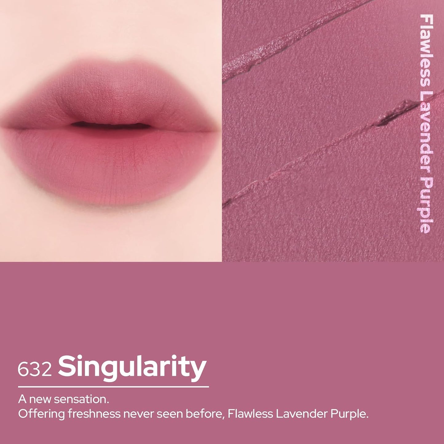Unseen Blur Lip Tint Long-Lasting Stain, Blendable 3.2g (Singularity, 3.2)