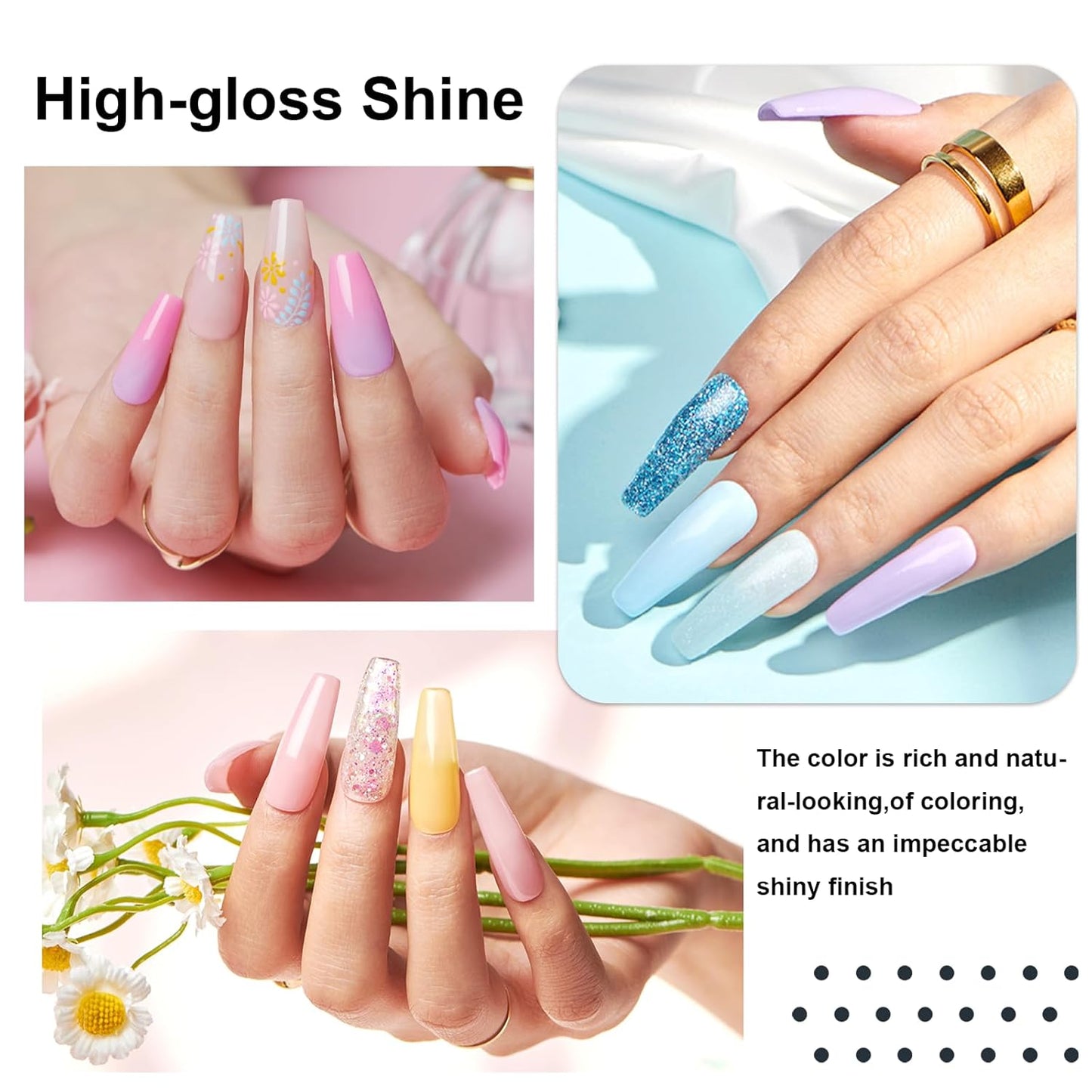 31 Pcs Dip Powder Nail Kit Starter - 20 Colors Nude Brown Skin Tone Dipping Powder Liquid Set with Base Top Coat, Activator, Brush Saver, Nail Buffer and Brush No Needed Lamp Curing