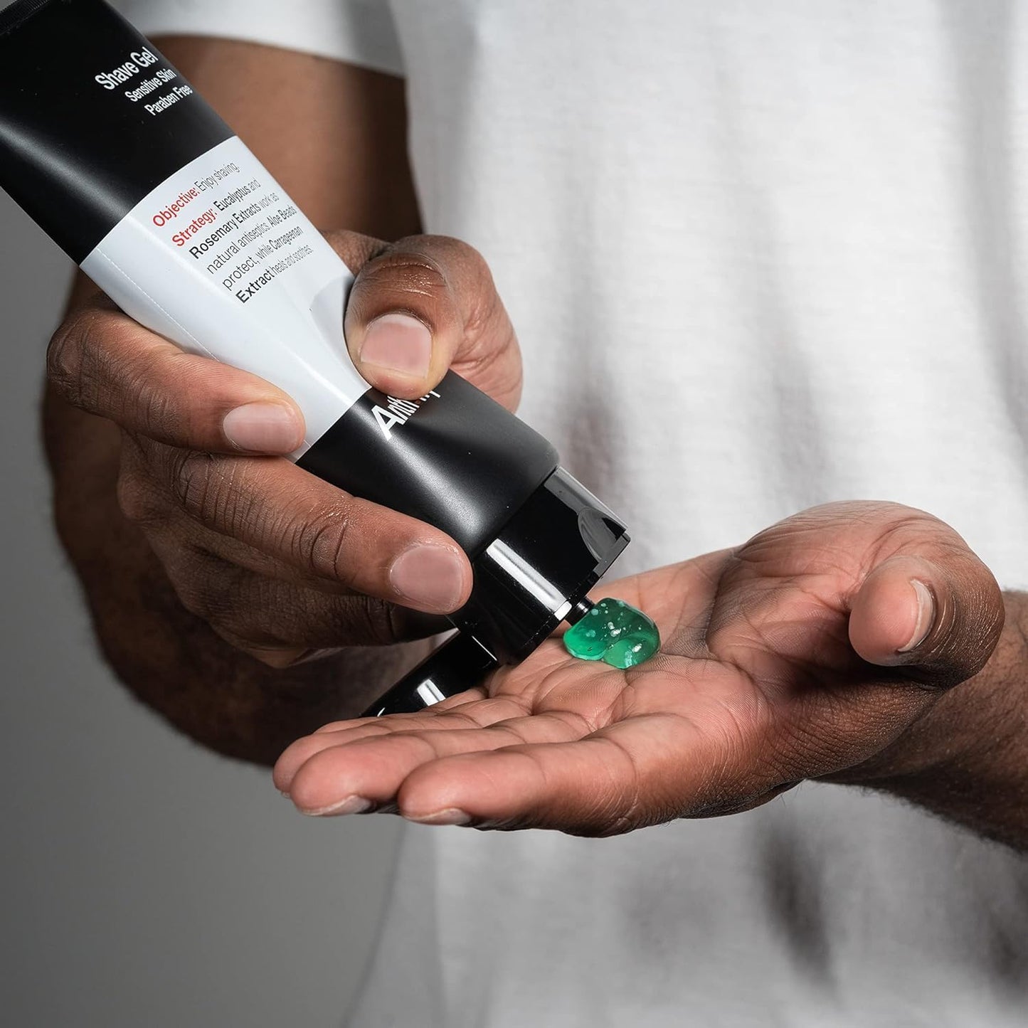 Anthony Shave Gel for Sensitive Skin – Non-Foaming, Soothing Shaving Cream for Men and Women. With Aloe Vera Beads, Eucalyptus, Rosemary and Carrageenan Extract - 6 Fl Oz (2 Pack)