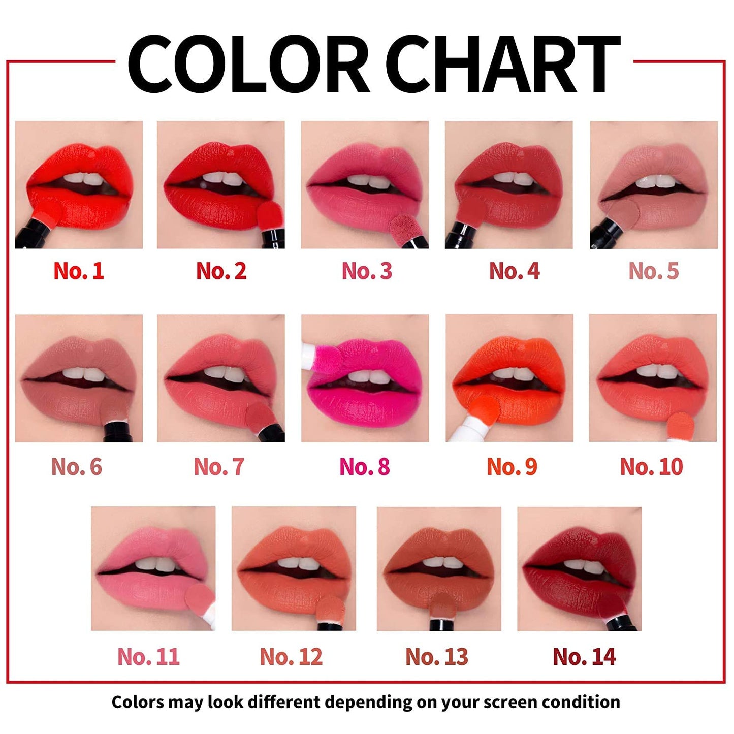 PASSIONCAT Long Lasting Lip Stain for Lips and Cheek Tint | High Pigment Color | lightweight Matte Finish | Weightless | Full Coverage | Twist Velvet Tint #6 (No.6)