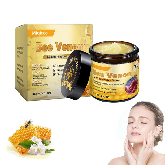 Bee Venom Comprehensive Cream, 2025 New Bee Venom Skin Treatment Cream, Firms and rejuvenates the skin, Natural Serum Suitable for All Skin Types (1)