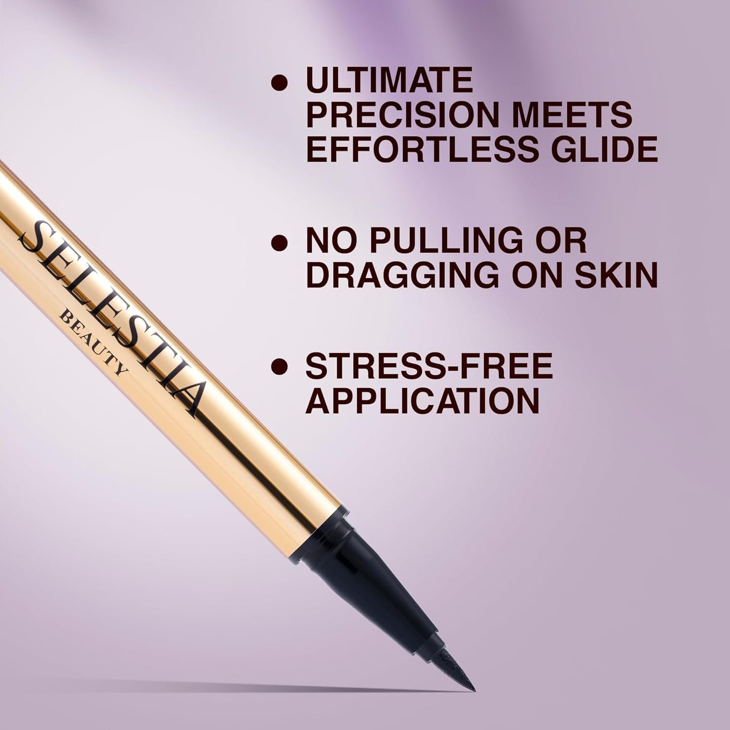 Black Liquid Eyeliner Pencil Queen Cobra – Long-Lasting – Quick-Drying, No Flaking – Thin Applicator & Intense Color – 0.016 fl.oz