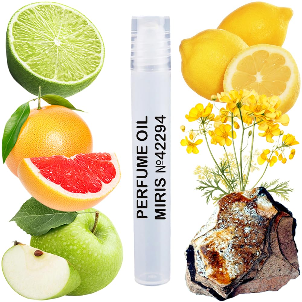 MIRIS Perfume Oil No. 42294, Inspired by Elysium Homme, Long-Lasting Men Roll-On, Rollerball 0.34 Fl Oz / 10 ml