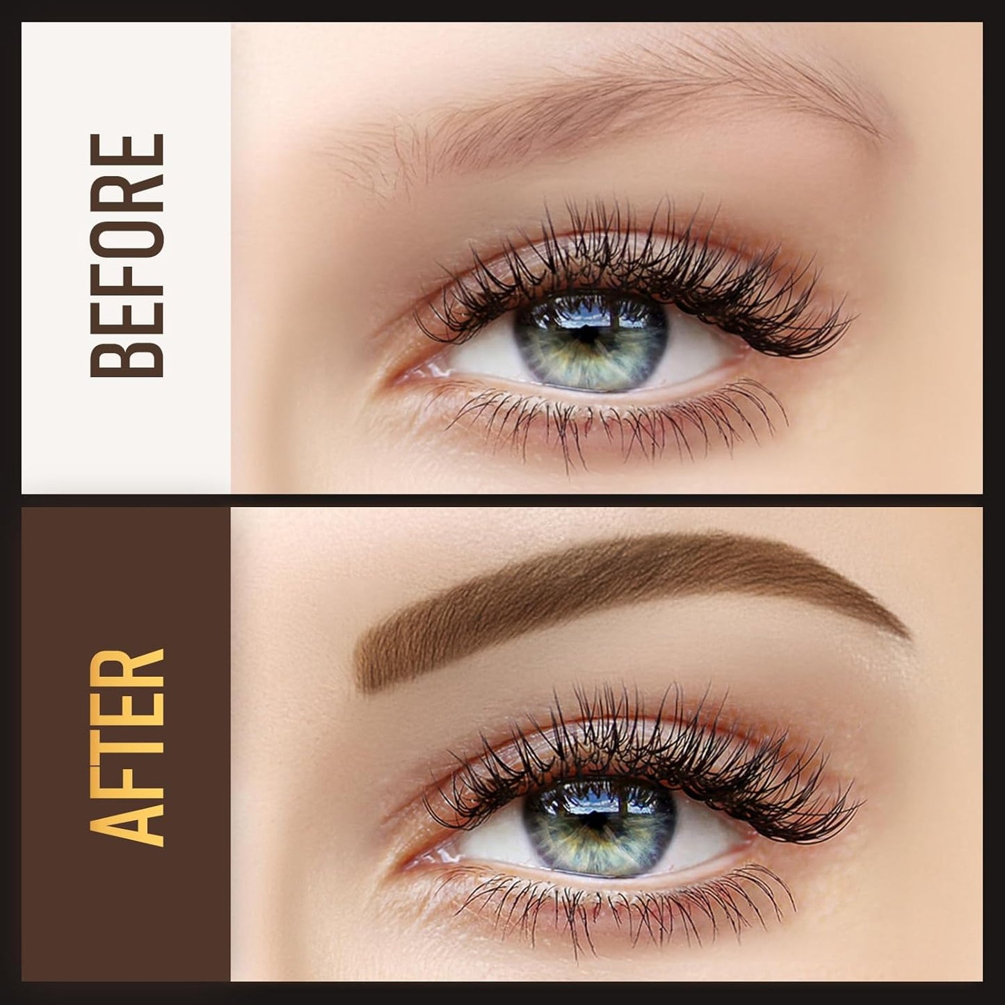 Eyebrow Pen, Soleira Waterproof Eyebrow Pencil with 4 Tip Microblading Eyebrow Pen and Dual-ended Eyebrow Brush, for Natural-Looking Brows, Long-Lasting, COCO Dark Brown