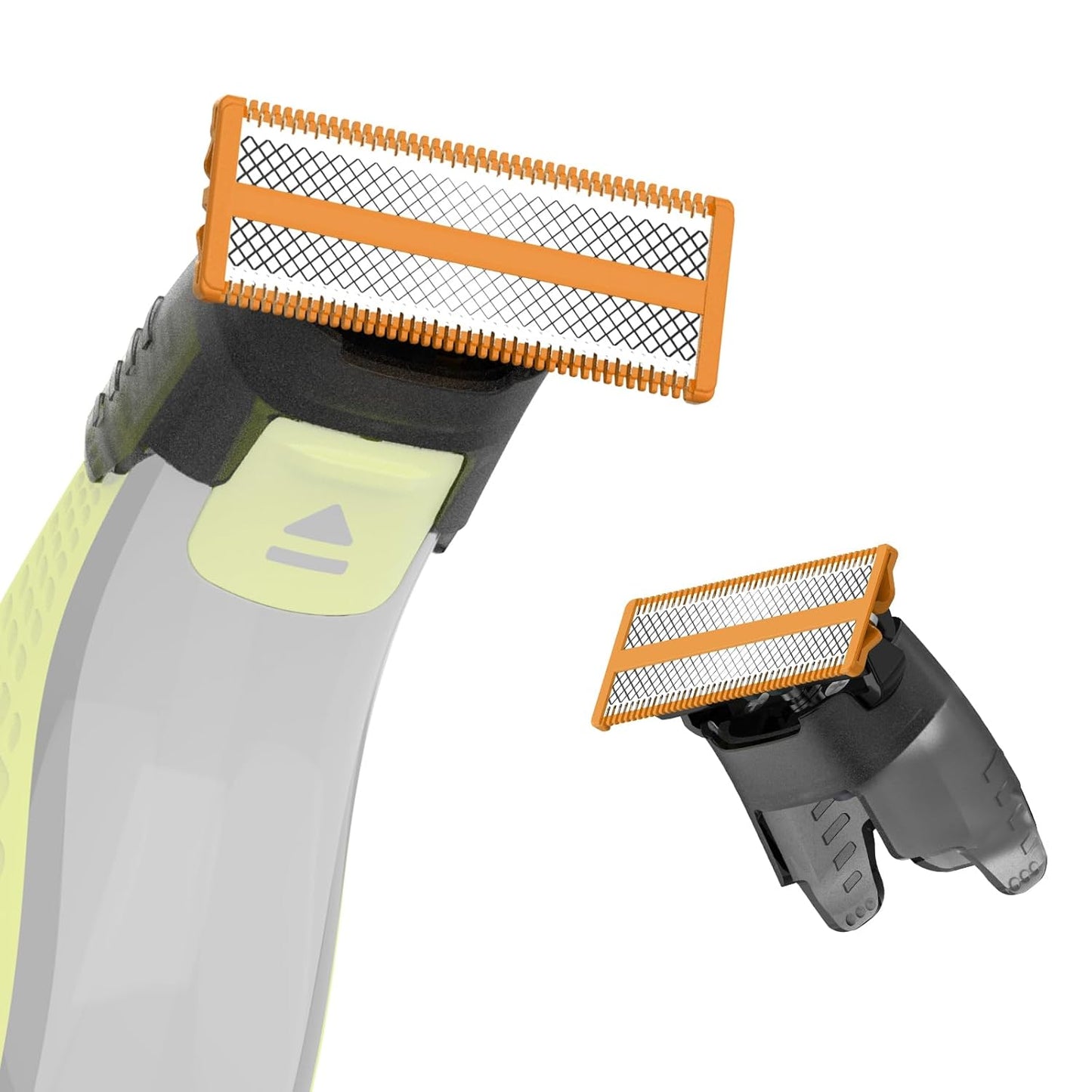 4-Pack Replacement Blades & 3 Guide Combs, Compatible with QP Series Handles (QP210/80, QP2520, QP2630, QP2834, QP6510/31), Dual-Sided Stainless Steel Trimmer Heads for Popular Hybrid Shavers