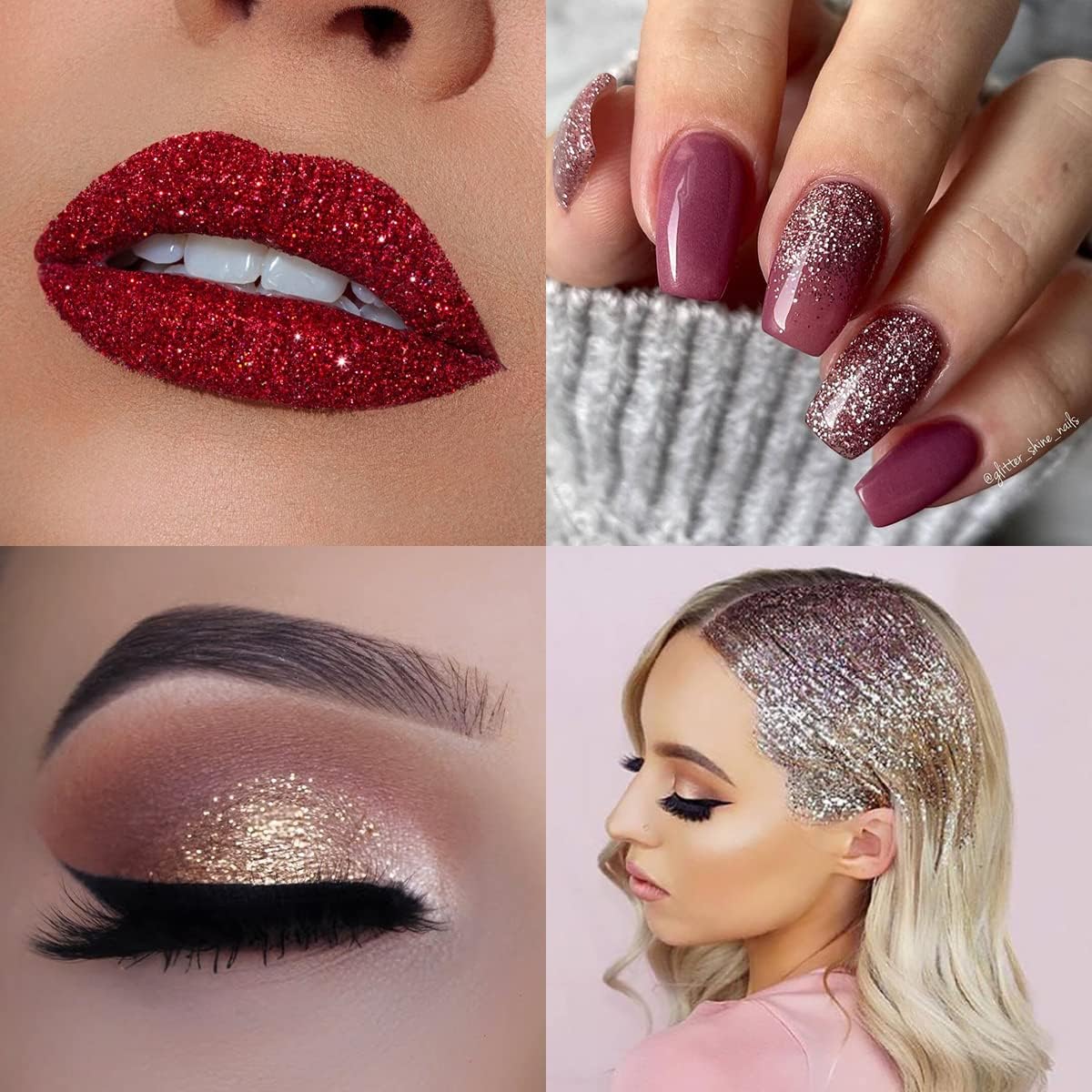 100g/3.5oz Pack Iridescent Rainbow Fine Glitter for DIY Craft, Epoxy Resin, Tumblers, Festival Decoration, Makeup, Body, Eye, Nail Art (Iridescent Magic Blue)