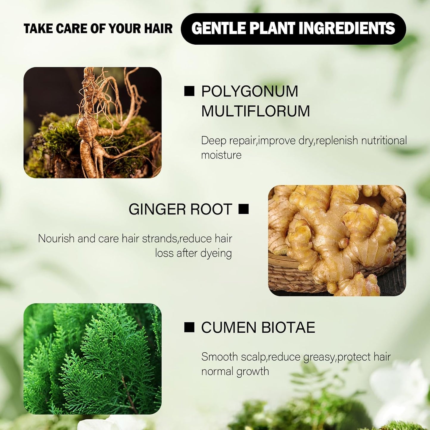 Brown Hair Dye,Hair Dye Shampoo for Women,Hair Color for Gray Hair Coverage Permanent,Comb Dyeing Champu Para CanasHair Dye 4 in 1 With Comb Herbal Natural Plant Hair Color Shampoo(Brown)