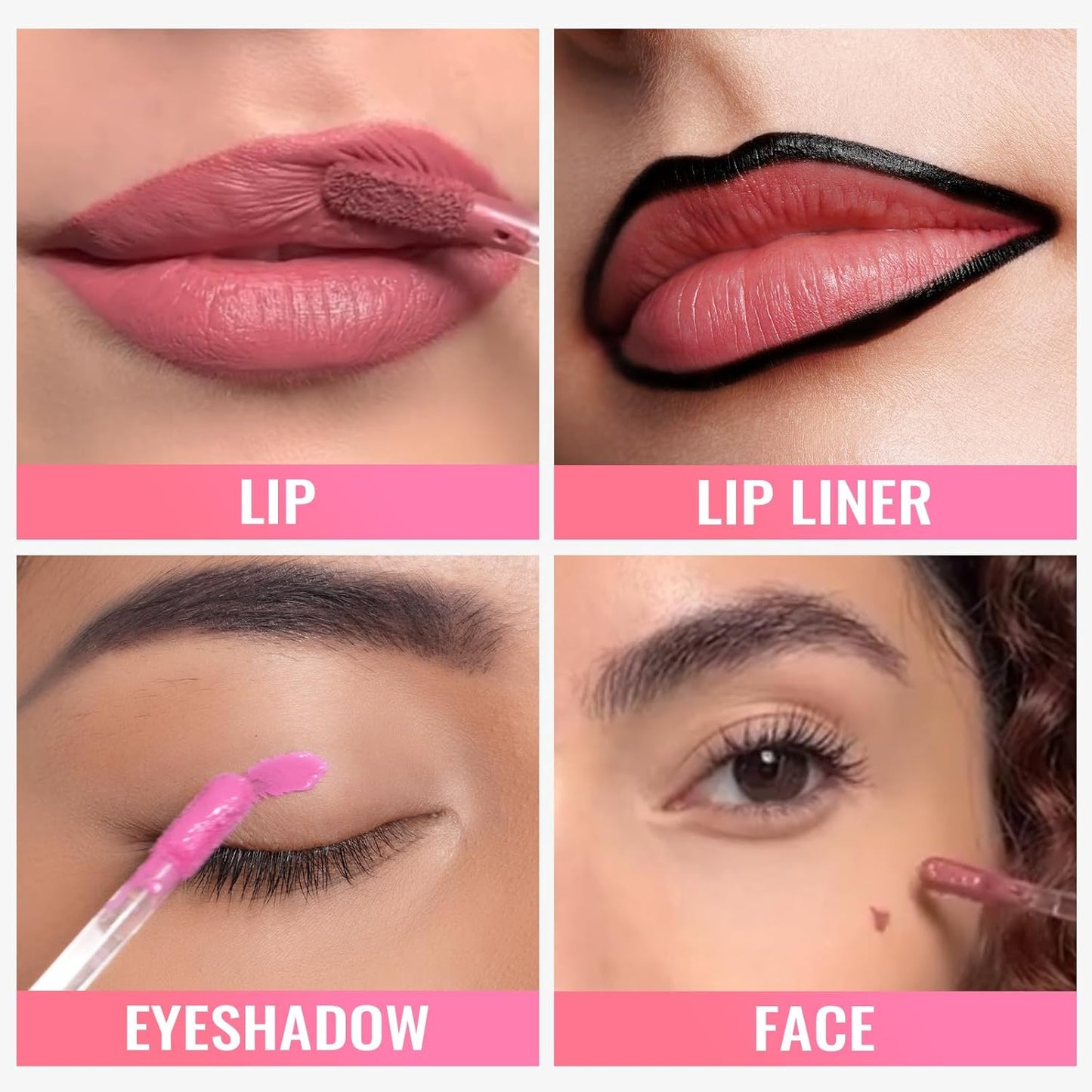 Oulac Pink Matte Lipstick for Women, Long Lasting Liquid Lip Stick High Impact Lip Gloss Full Coverage Lip Makeup with Vitamin E Waterproof Formula,Vegan M29