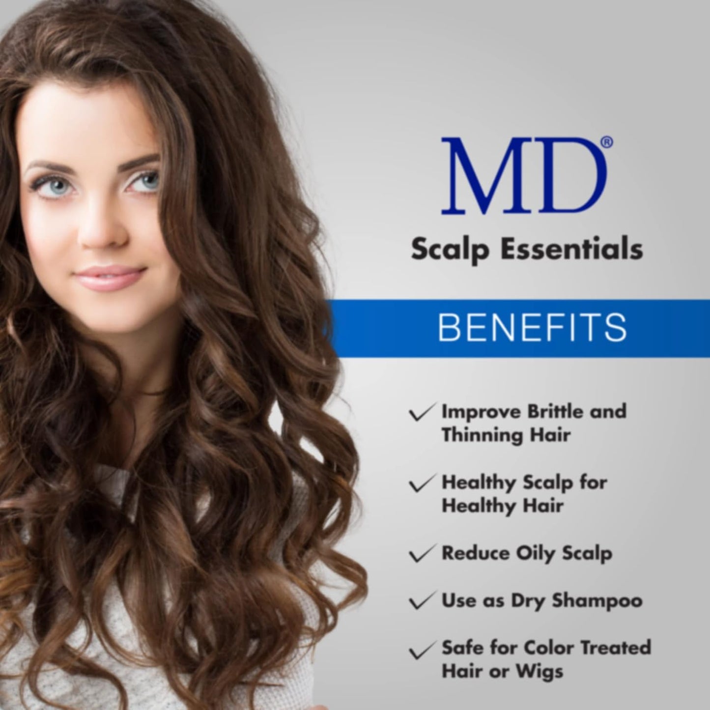 MD Scalp Essential Serum | Hair Growth Treatment Formula for Dandruff, Hair Loss, Scalp-Itch, thinning, | Promote Hair Regrowth, DHT Blocking | 2 Fl Oz 2 Months Supply