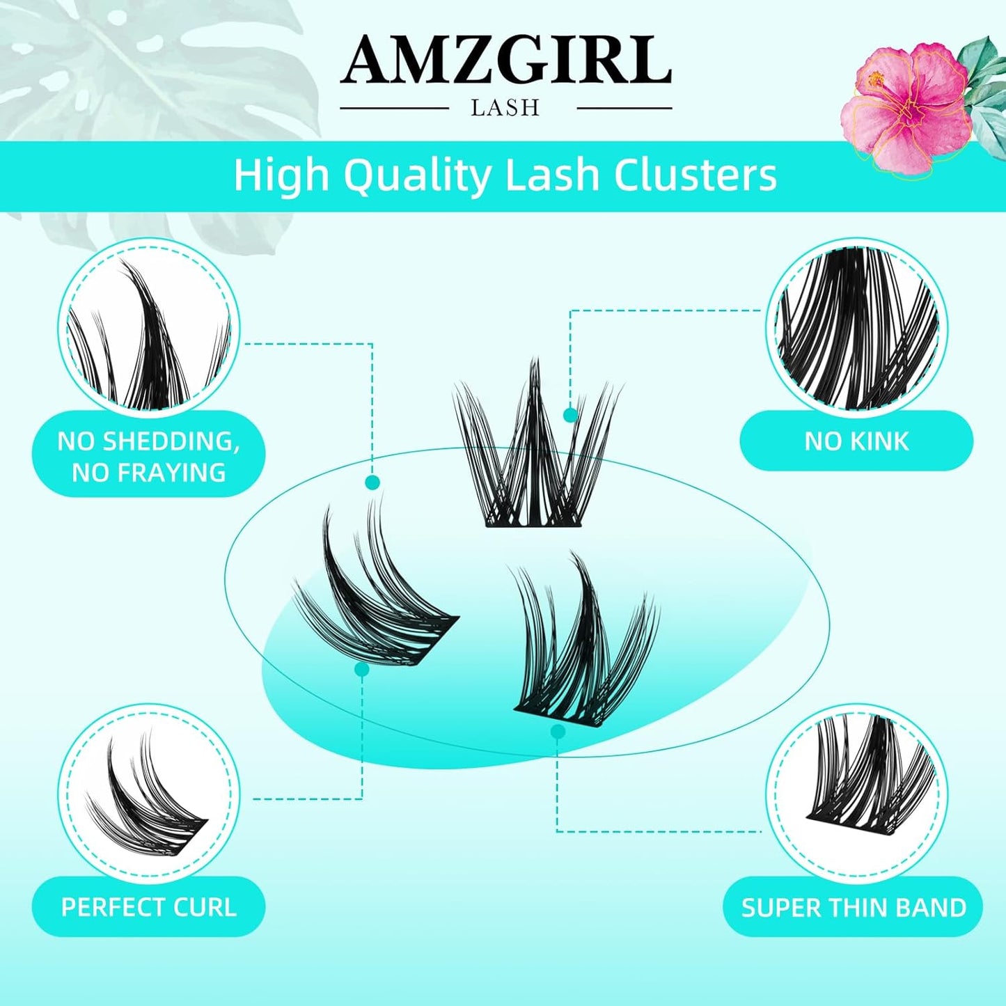 Lash Clusters Manga 140Pcs Eyelash Cluster Wet Look Ultra-Thin Lash Band Eyelashes Extensions Spiky Anime Wide Span Lashes(Puppy,C-10mm)