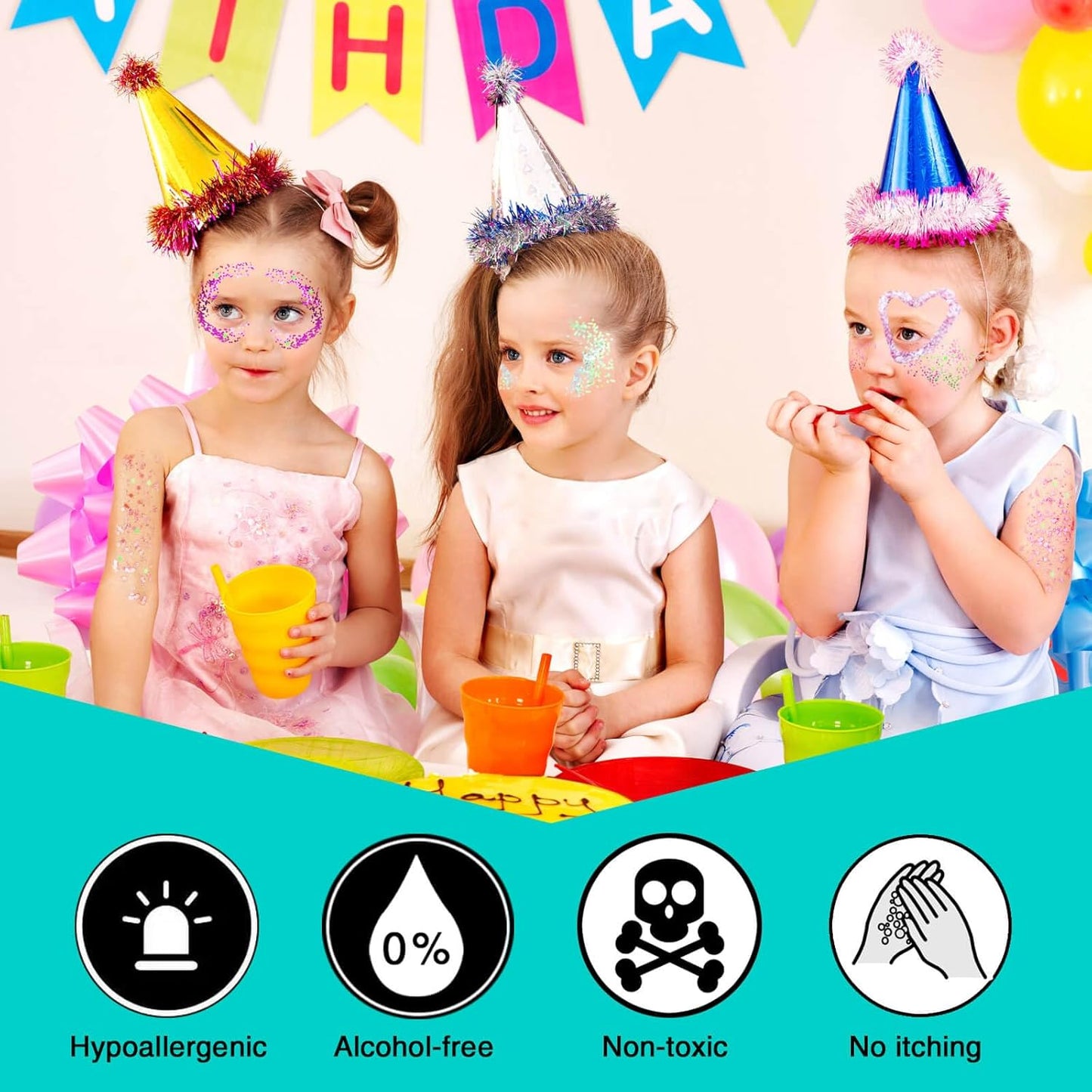 MEICOLY Fine Face Body Glitter,Color Changing Glitter Gel for Body,Face,Hair,Lip,Eye,Long Lasting Holographic Sequins Glitter Face Paint Makeup,Sparkling Pink,50ml