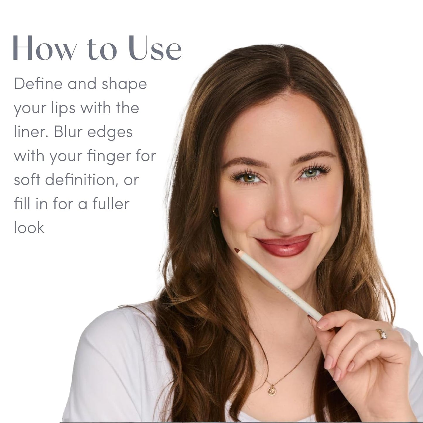 Soft Definition™ Longwear Lip Liner – Smudge-Resistant, Waterproof Precision Pencil for Effortless Shaping – Vegan & Cruelty-Free All-Day Wear Lip Definition (Mocha)