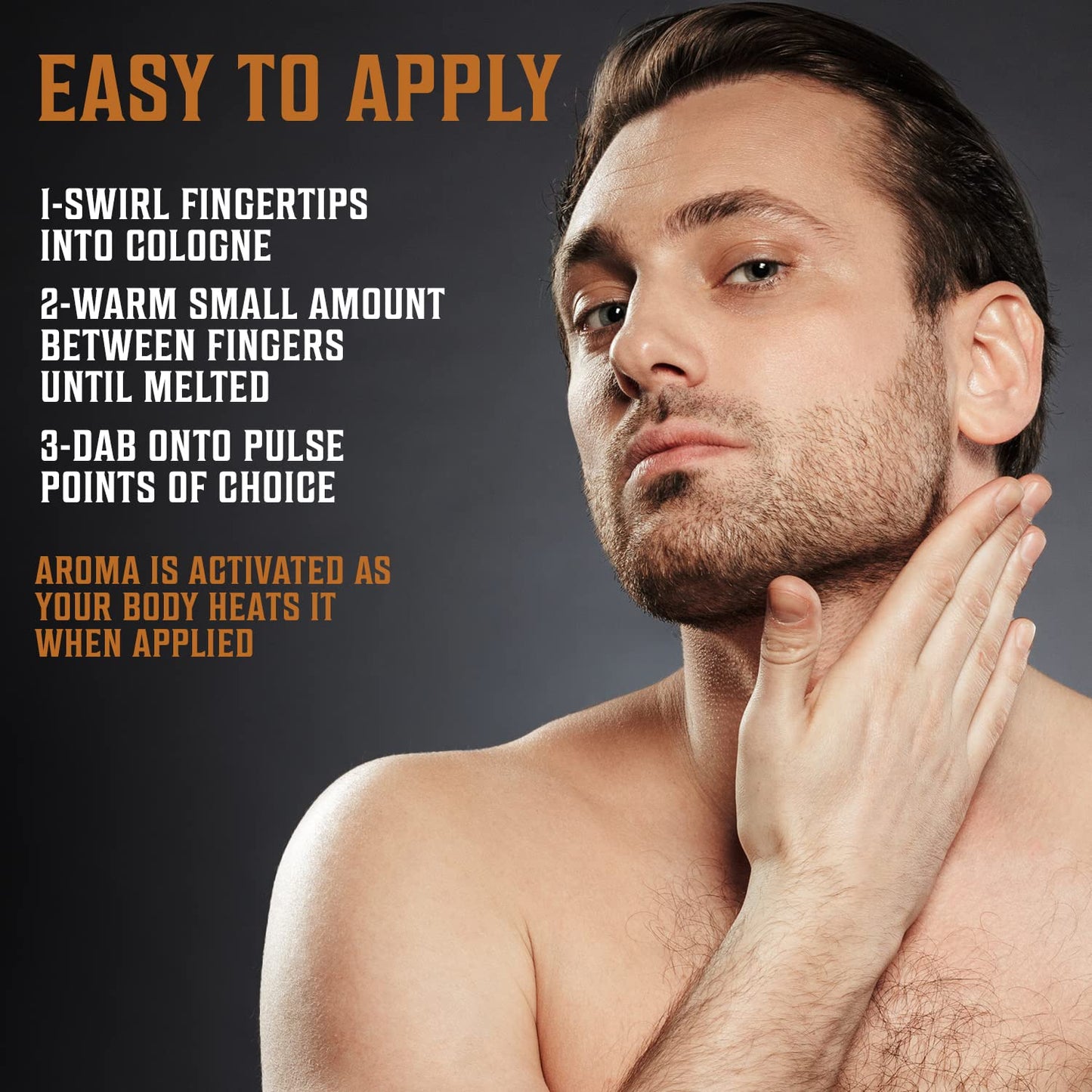 Viking Revolution 4 Pack Mens Colognes - 0.5 Oz Solid Perfume with Spiced Vanilla, Sweet Tobacco, Majestic Oud, Bergamot - Travel Wax Balm Cologne