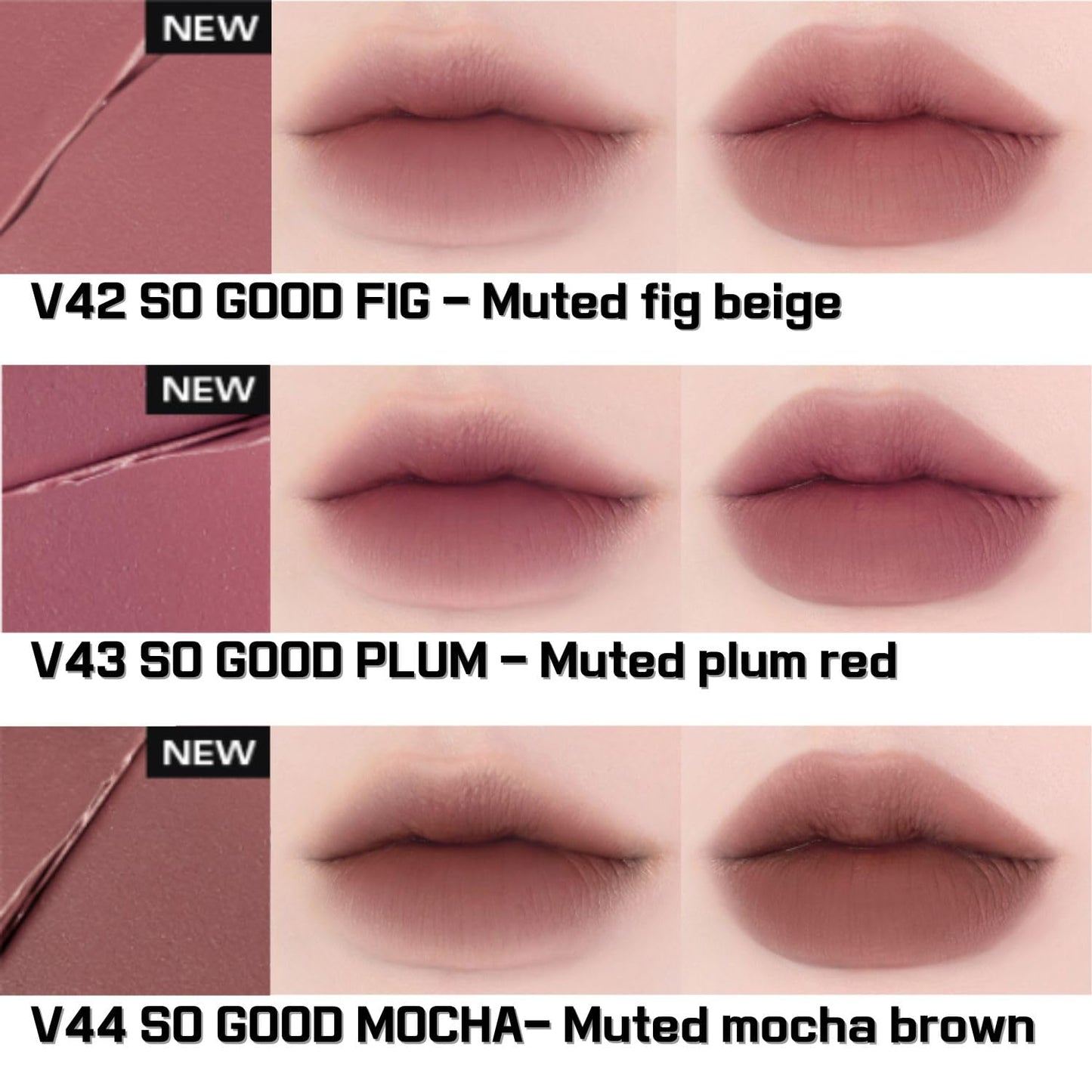 BBIA Last Velvet Tint - Soft & Creamy Matte Finish Lip Stain, Blur Effect with Velvety Texture, Long-Lasting, High Pigment, Lightweight, Non-Drying, Vegan, Korean Lip Makeup (V43 SO GOOD PLUM)
