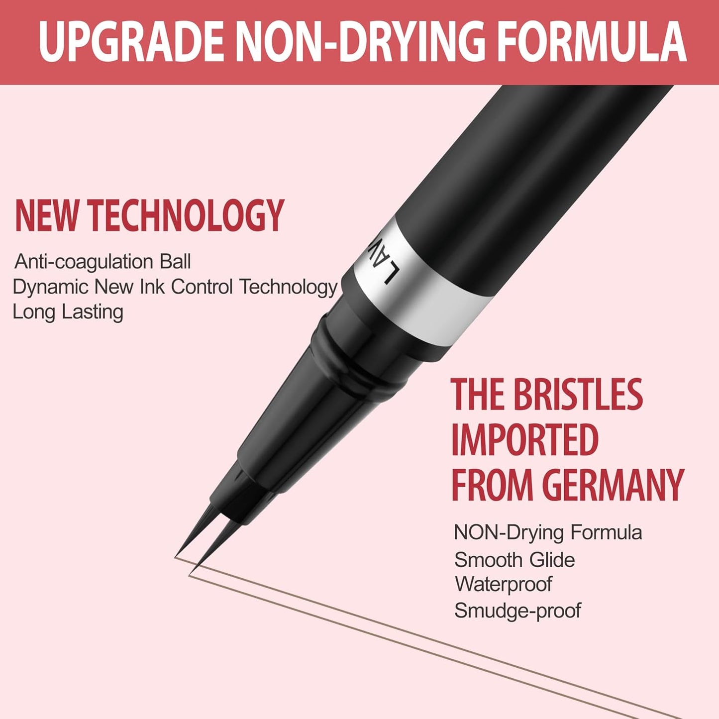 Eyebrow Pencil, 2-in-1 Waterproof Eyebrow Pen, with 2 Tip Microblading Eyebrow Pencil and Ultra-Precise Brow Pencil, with Eyebrow Brush, Eyebrow Pencils for Women, Natural Hair-Like Brows - Ash Brown