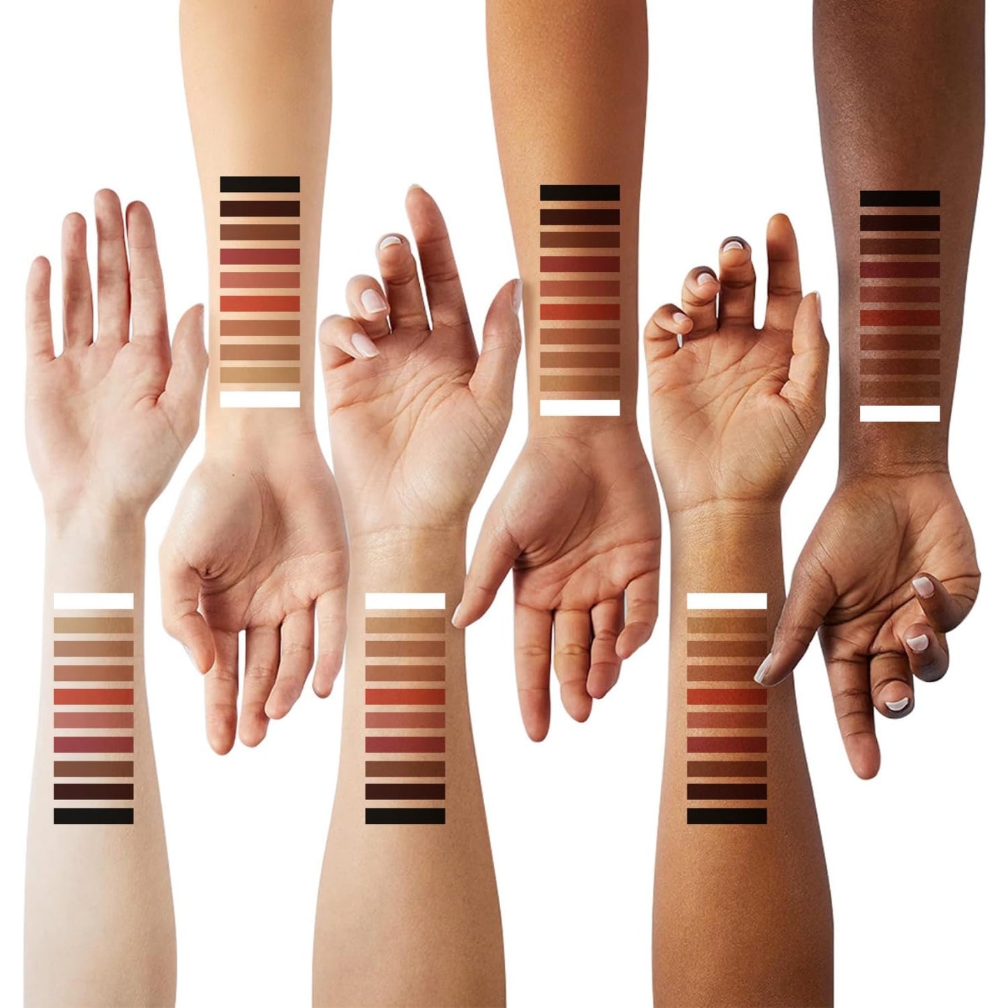 MAEPEOR Matte Liquid Eyeshadow 10 Colors Naked Smooth Creamy Eyeshadow Long Lasting and Waterproof Lightweight Cream Eye Shadow (P04 Banyan)