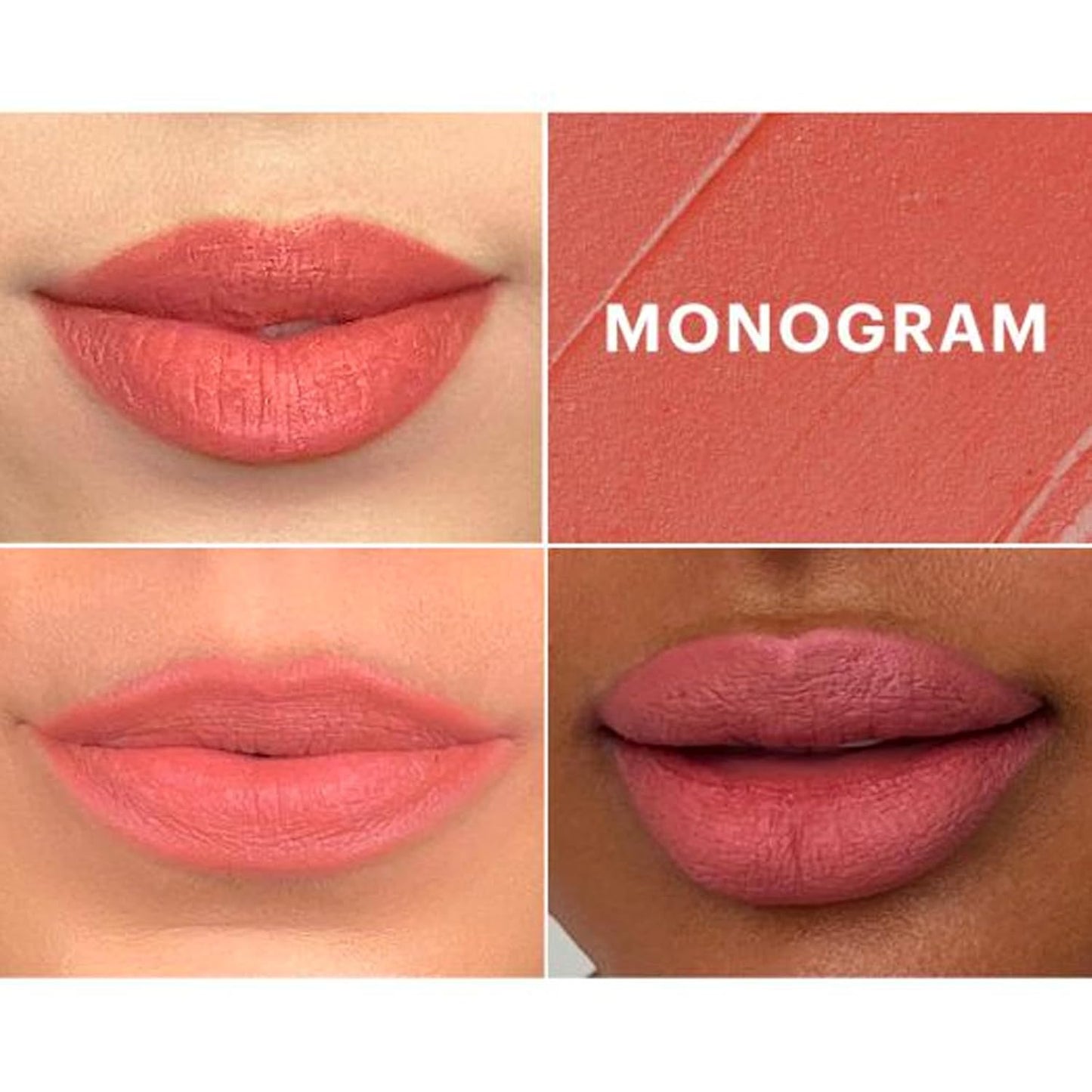 Glo Skin Beauty Suede Matte Lip Crayon (Monogram) - Longwearing Formula Stays On All Day, With Conditioning Shea Butter + Mango Seed Oil for a Velvety Smooth Finish