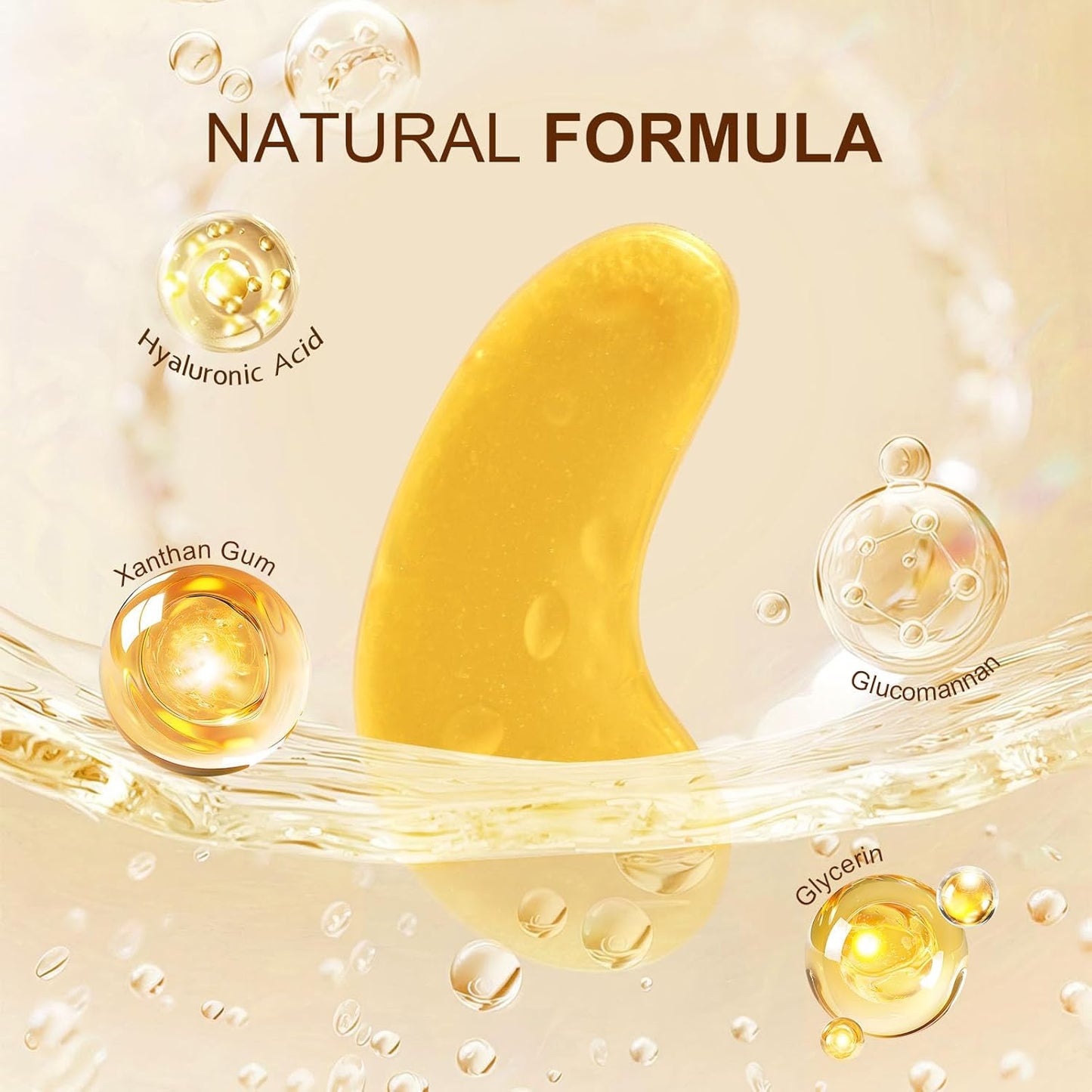 20Pairs/40Pcs 24K Gold Eye Patches, Collagen Eye Masks for Dark Circles and Eye Bags, Smooth Wrinkles & Puffy Eyes, Moisturizing Skin, Skincare Eye Treatment, Beauty & Personal Care