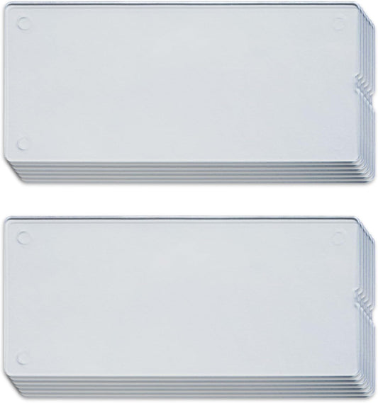 BLUE GINKGO 12 Dividers - Compatible with Large 12-Drawer Storage Cabinet (12-Pack) - Clear