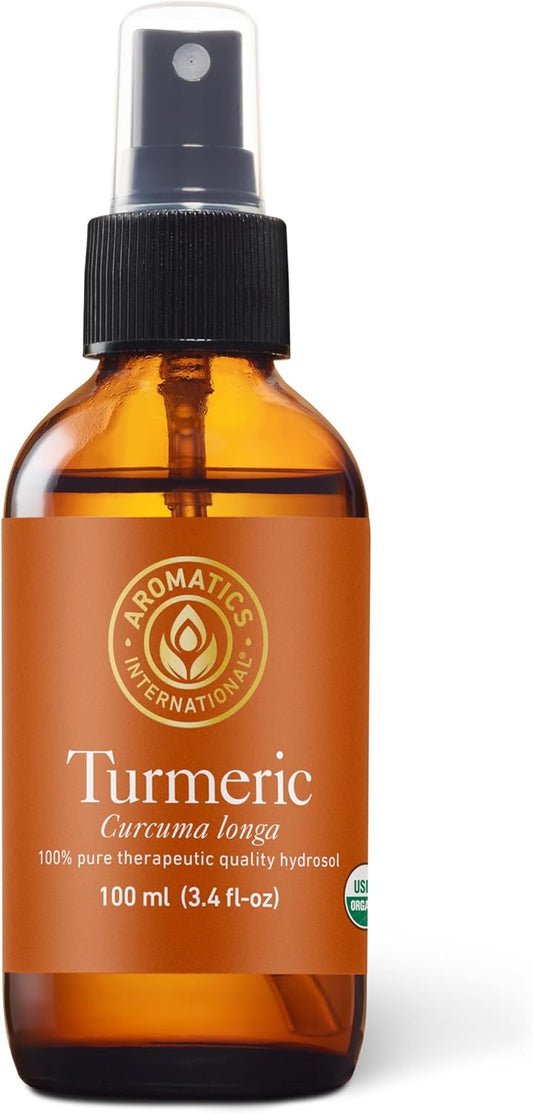 Aromatics International Turmeric Hydrosol 100ml | Earthy Aromatic Spray for Daily Use