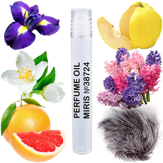 MIRIS Perfume Oil No. 38724, Inspired by Chance Eau Tendre, Long-Lasting Women Roll-On, Rollerball 0.34 Fl Oz / 10 ml