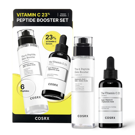 COSRX Vitamin C 23% Peptide Booster Set - Amazon Exclusive - Korean Skin Care, Gift Sets, Vitamin C Serum, Face Serum