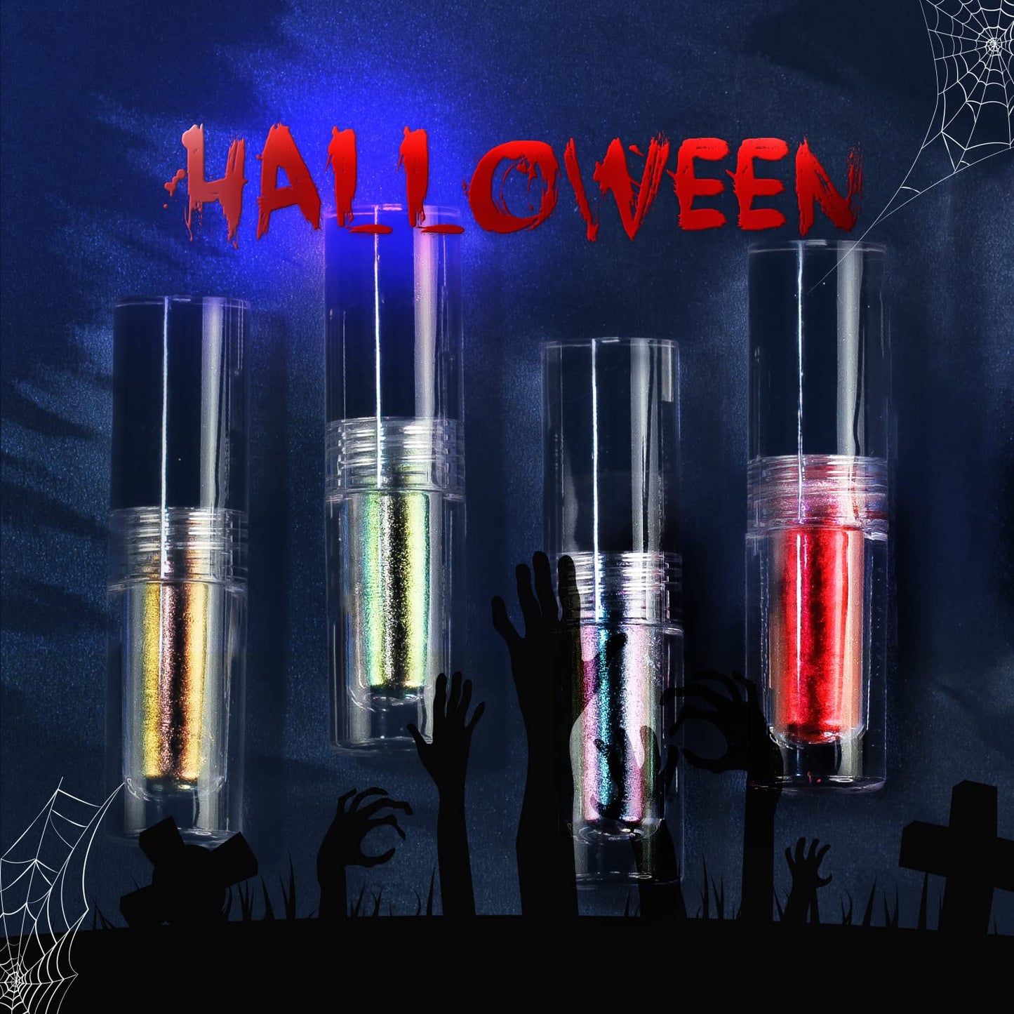 CHARMACY Liquid Duochrome Eyeshadow, Multi-Dimensional Eye Looks, Long Lasting Glitter Eye Shadow Sets Metallic Pigments, Quick Drying, Sparkling Shiny Eye Makeup for Beginners, 1.6g (#20)