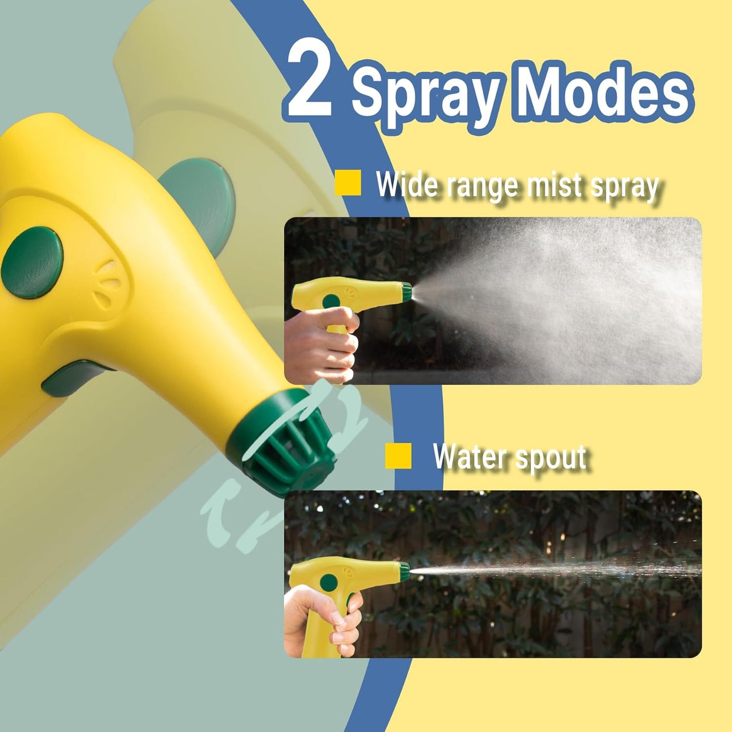 T TOVIA: Garden Sprayer 1 Liter Battery Spray Bottle Powered Electric, Rechargeable, Portable Garden ， Plant Mister Spray Bottle ， Outdoor and Indoor Plants,Cleans and Gardens, Handheld Powered