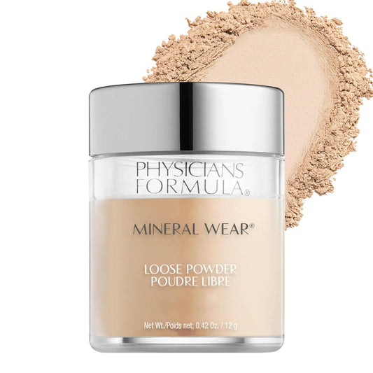 Physicians Formula Mineral Wear Talc-Free Loose Powder Translucent Light, Dermatologist Tested, Clinically Tested
