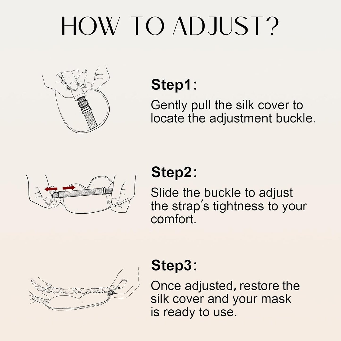 ZIMASILK Adjustable 100% 22 Momme Mulberry Silk Sleep Mask for Sleeping, Filled with Premium Mulberry Silk, Softest & Breathable Eye Sleeping Mask (Sky Blue)