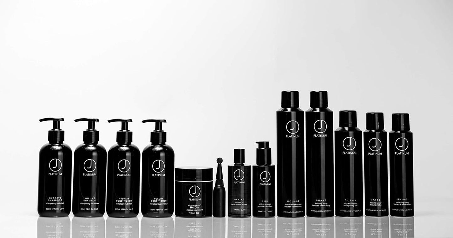 J Beverly Hills Platinum Nourishing Hair Mask with Lavender Oil for Hair Growth, 6 Oz