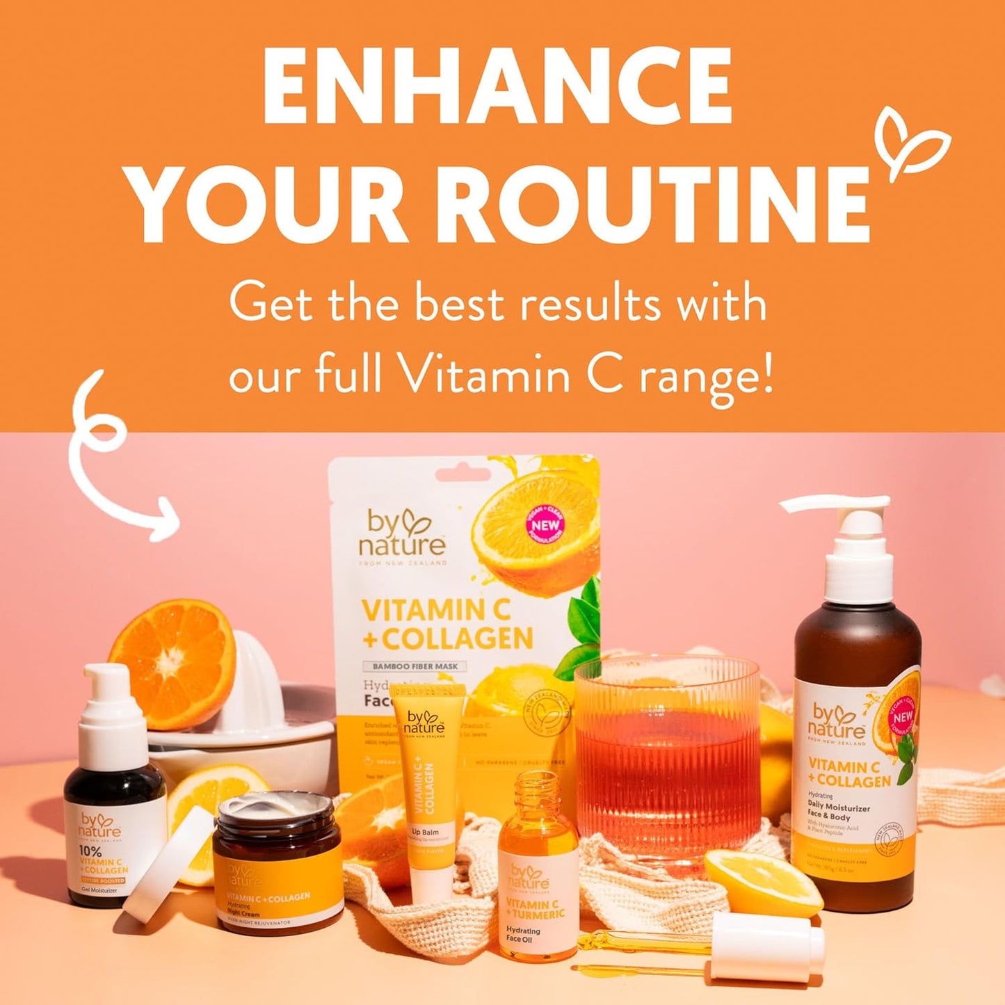 By Nature Glow Vitamin C + Caffeine Body Balm for Dark Spots – Hydrating Skin Moisturizer with Whipped Shea Butter – Vegan, Cruelty-Free, Made in New Zealand (6.8 oz)