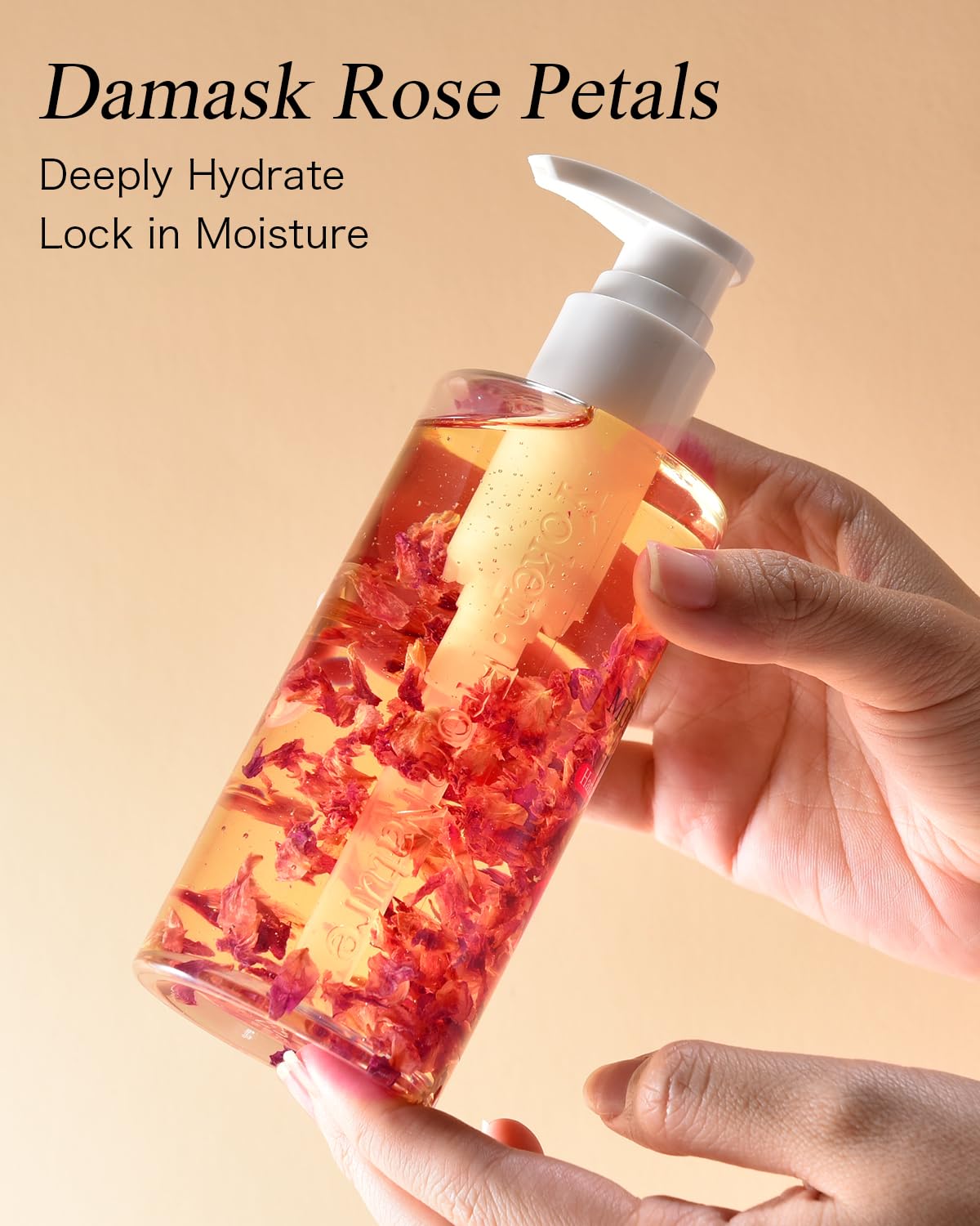 Yoken Multi-Used Body Oil For Skin,Face,Hair and Nails,Multi Purpose Organic oil With Rose Petals,Vitamin E & Almond Oil Nourishing & Hydrating,Body Oil for Moisture & Skin After Bath Oil,8 Fl Oz