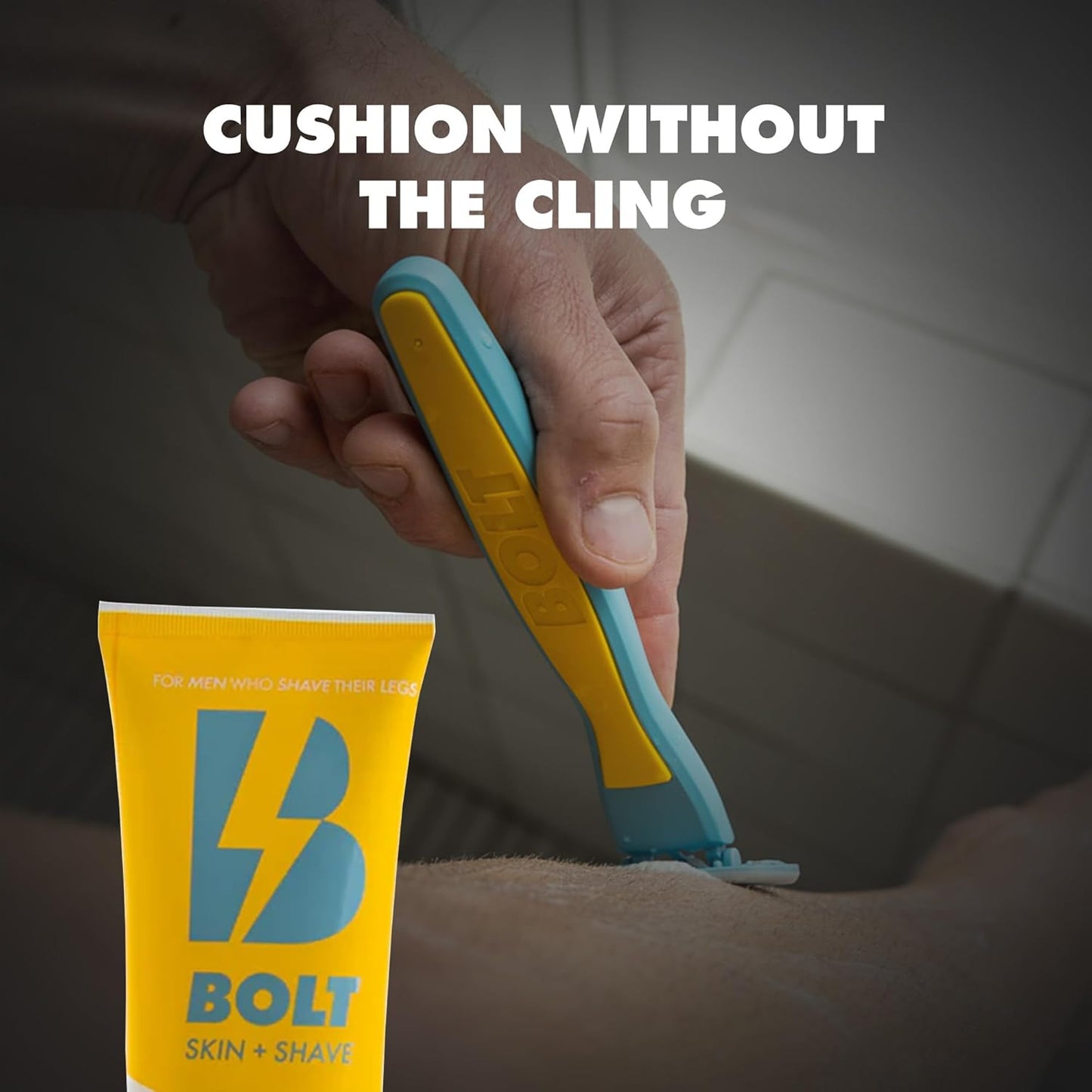 Post Shave Lotion for Men - Sandalwood & Bergamot Moisturizer with Cooling Menthol - Soothes, Hydrates, and Refreshes Skin After Shaving - Ideal for Legs, Arms, and Body - 6 Fl Oz