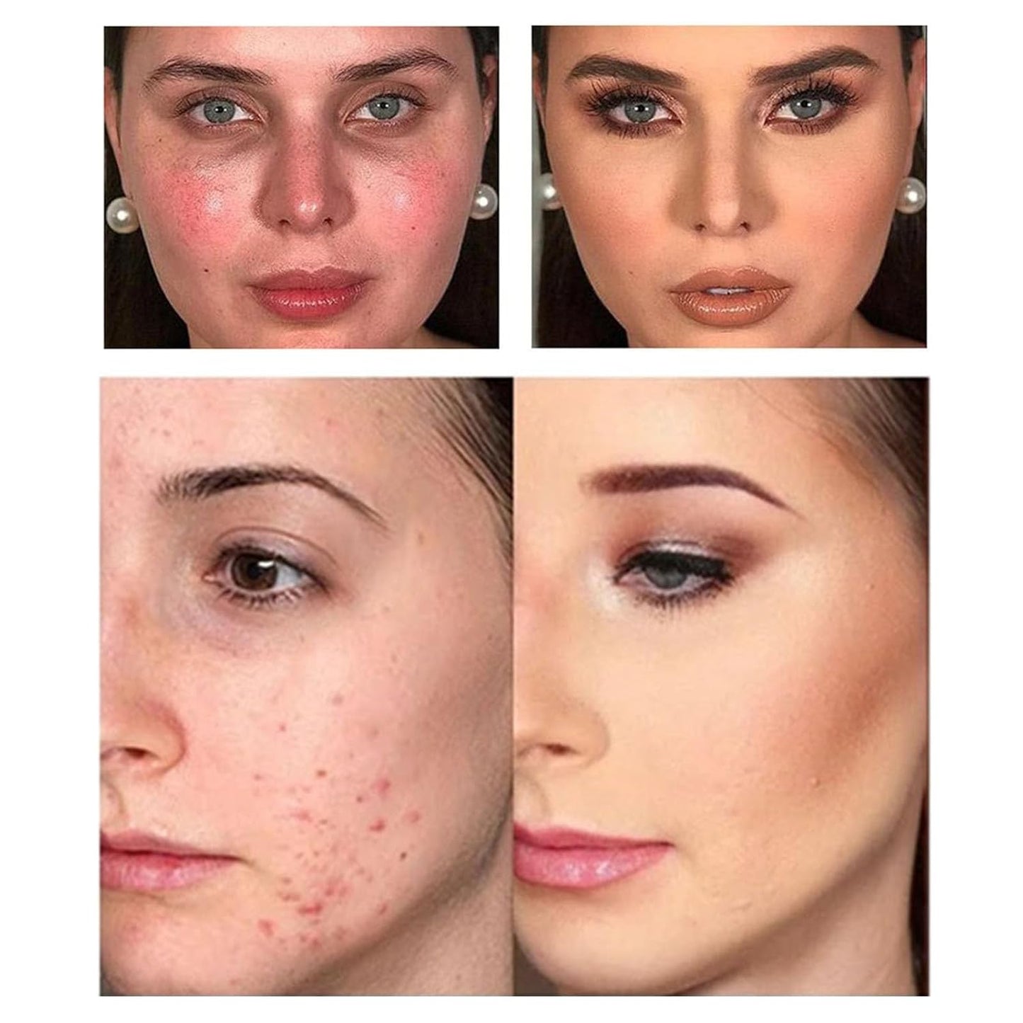 12 Color Concealer Palette & 12 Colors Blush Palette,Full Coverage Makeup,Corrector for Under Eye Dark Circles and Highlight Blush Palette Face Cosmetics Makeup