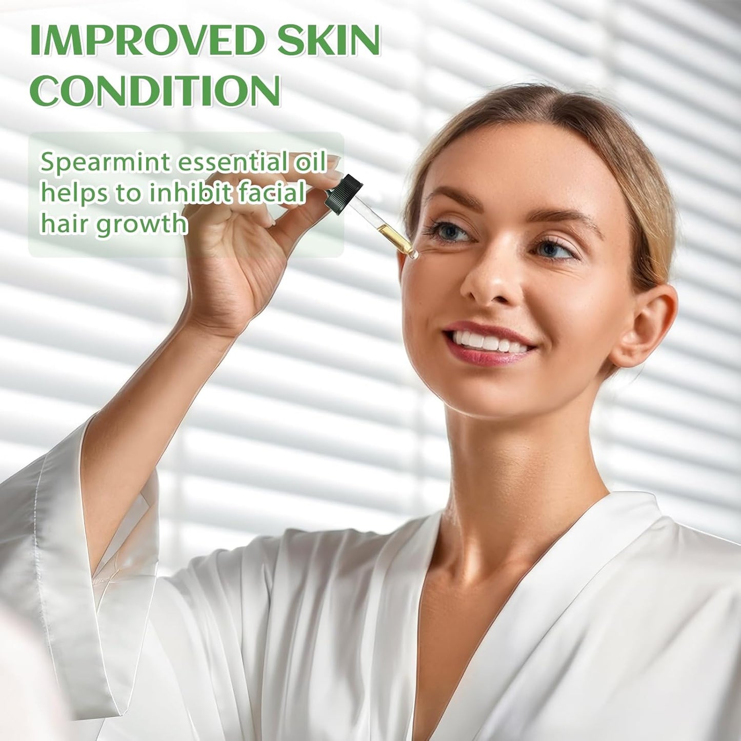 EVOKE OCCU Spearmint Oil for Inhibit Facial Hair Growth, Air Freshening, Added to Creams & Lotions - 4 Fl Oz