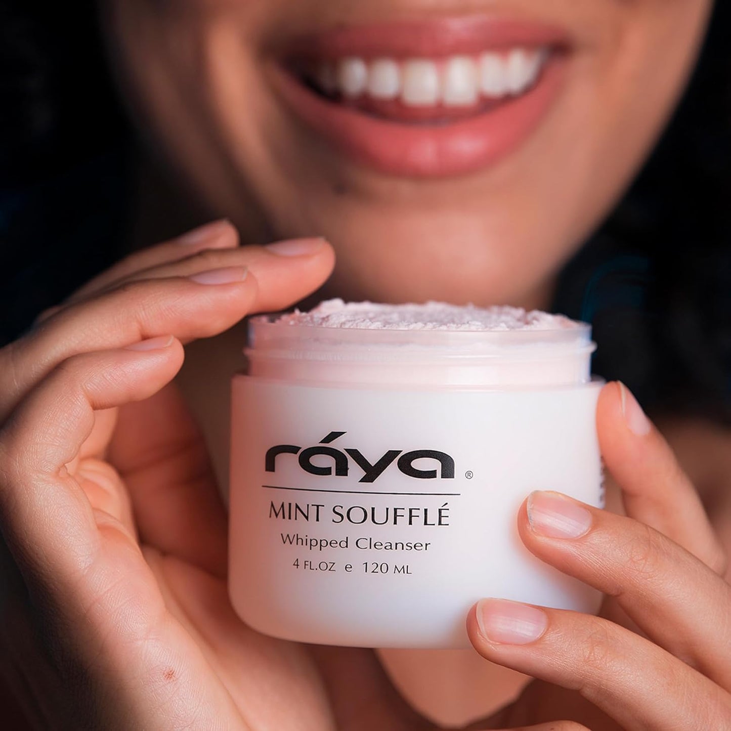 Raya Mint Soufflé Facial Cleanser (102) - Face Wash for Sensitive Skin, Combination & Oil Skin, Clears Pores, Sensitive Formula, Mint, 4 oz