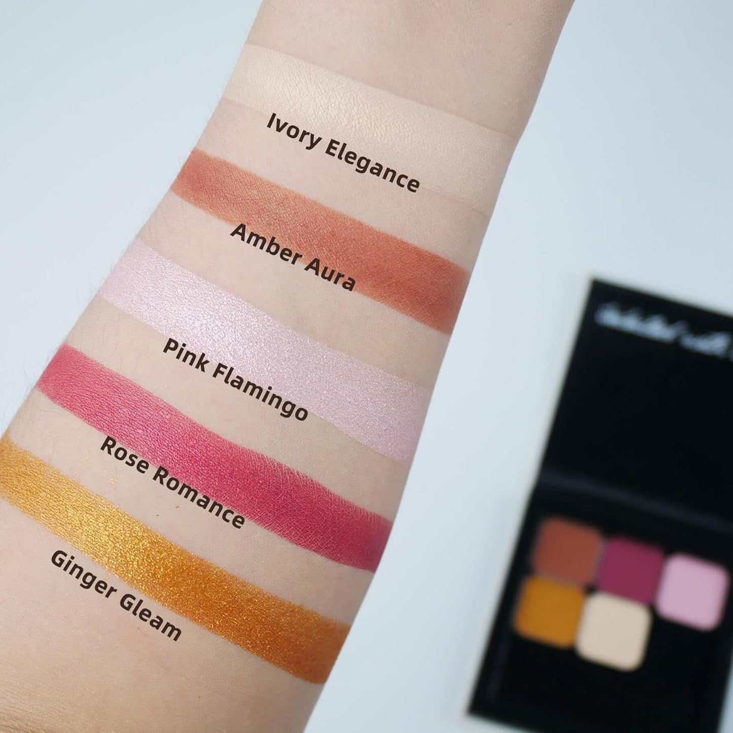 Single Matte Eyeshadow with Metal Pan, Long-lasting Natural Nude Color No-Makeup Look, Palette Refill, Base Eyeshadow Powder for Empty Magnetic Palette (Ivory Elegance)