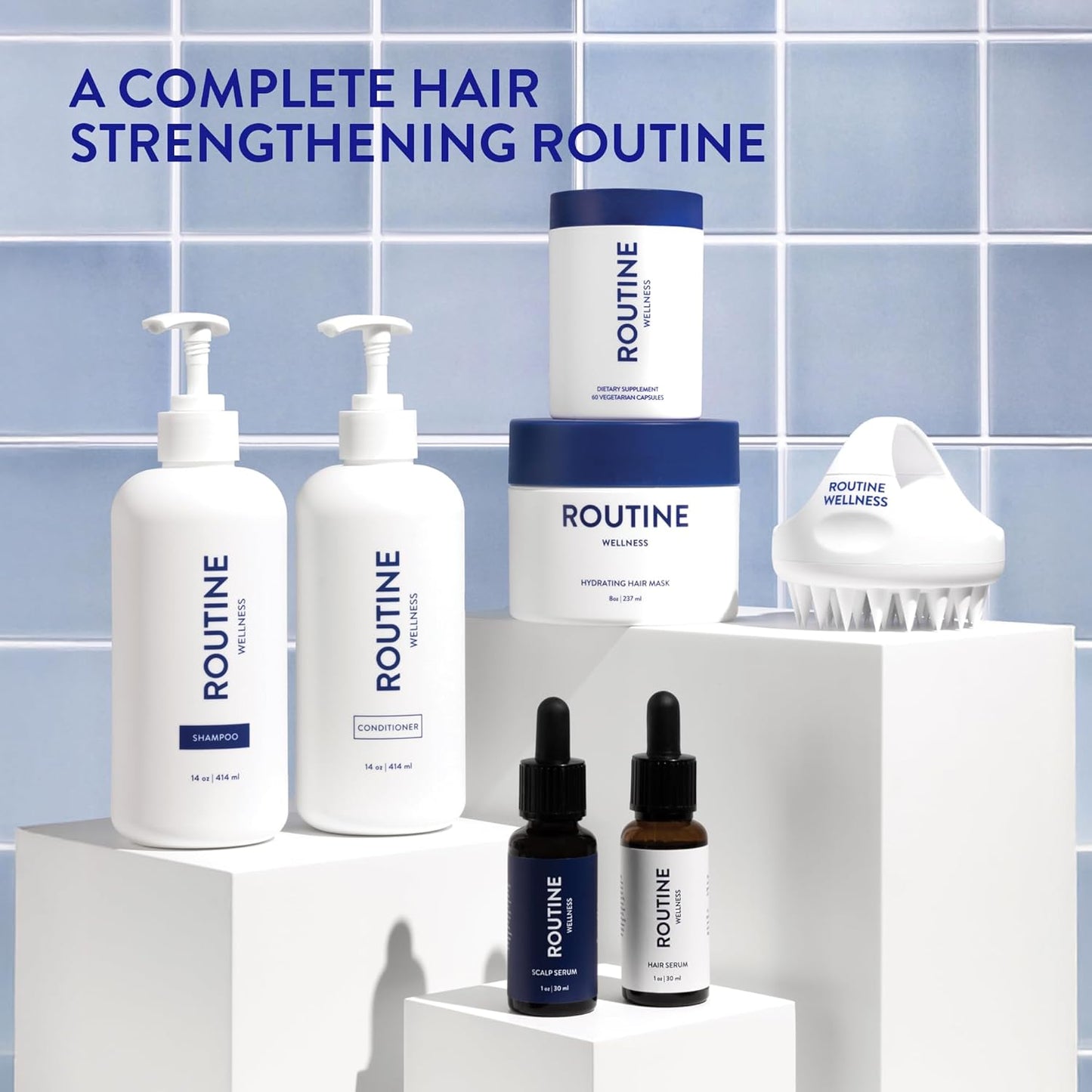 Routine Wellness Advanced Hair Serum - Nourishing Scalp Treatment for Enhanced Hair Support with Natural Oils, Ideal for Men & Women - 30ml
