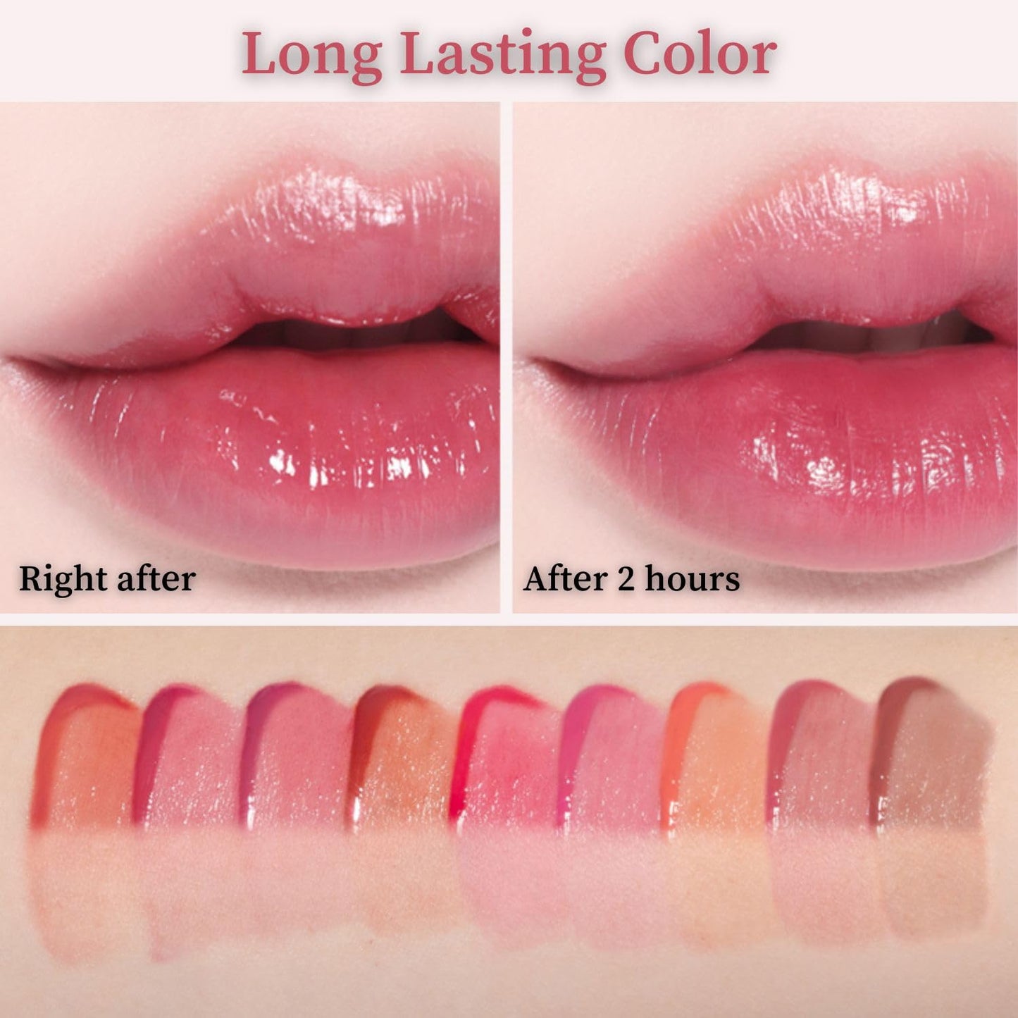 BBIA L’EAU Tint – Glossy & Glow Lip Stain, Watery Lip Tint, Non-Sticky, High Shine Finish, Long-lasting, Moisturizing, Lightweight, Natural, Daily Use, Vegan, Korean Lip Makeup (08 SWEET L'EAU)