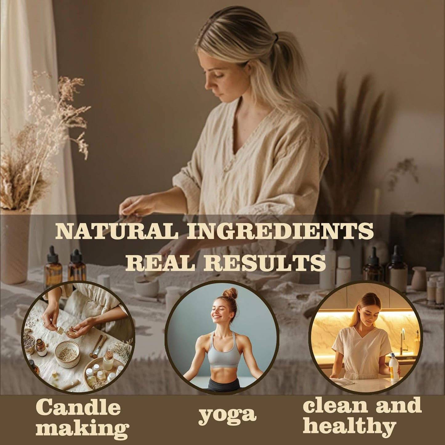 Sandalwood Fragrance Oil-Sandalwood Essential Oil 4.33oz (130ml)-100% Pure Natural Scent for Diffusers, Candles, Soap Making & Aromatherapy-Relaxing Home & Gift Essential Oil for Bath, Massage