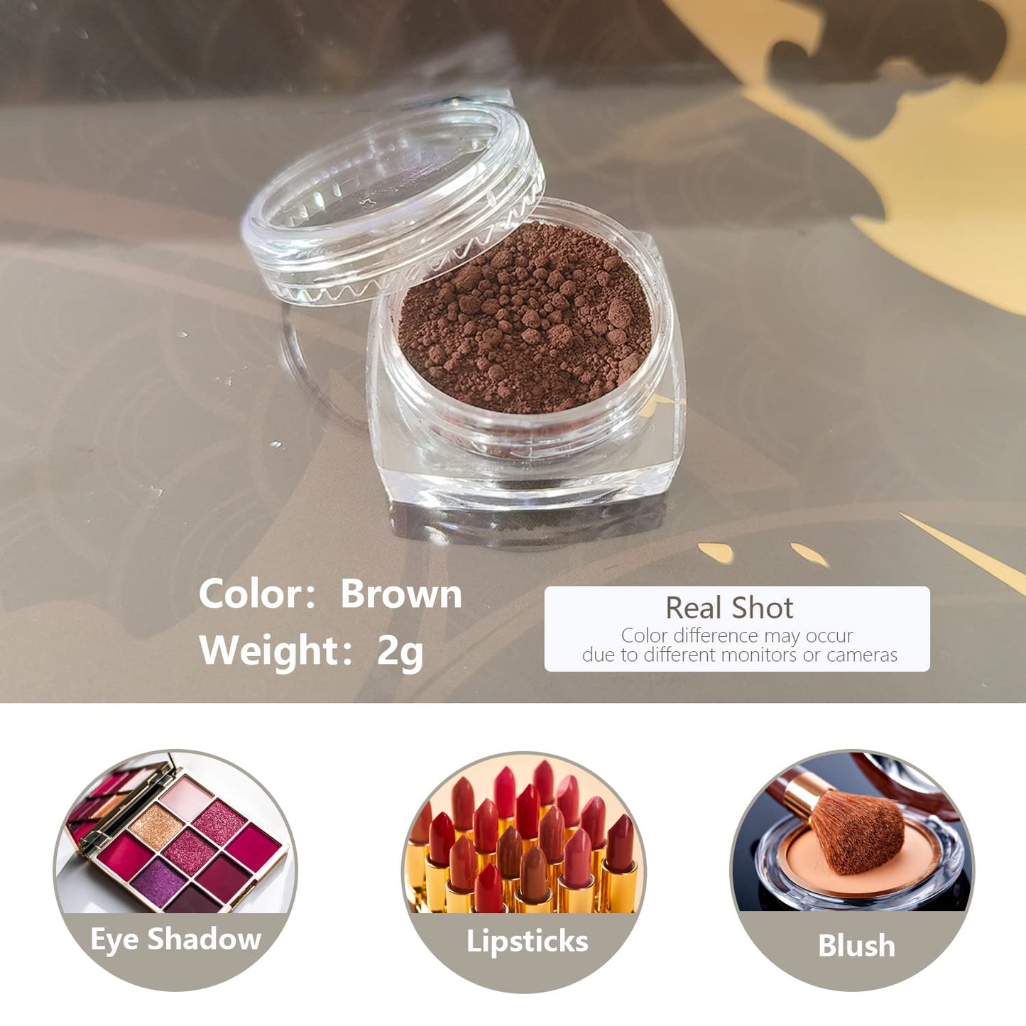 T-Miles 6-color natural cosmetics pigment set for DIY eye shadow lipstick blush