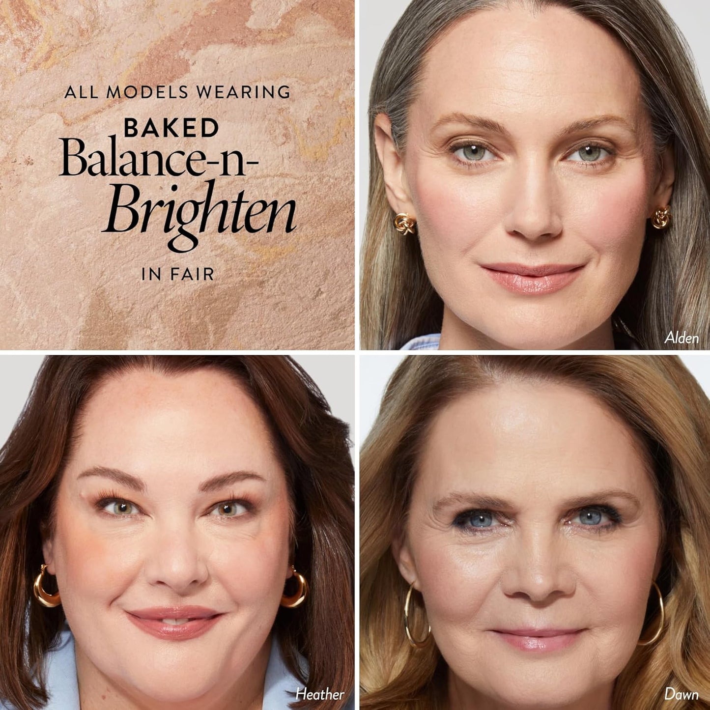 LAURA GELLER NEW YORK Award-Winning Baked Balance-n-Brighten To Go Color Correcting Powder Foundation - Fair - Buildable Light to Medium Coverage - Demi-Matte Natural Finish