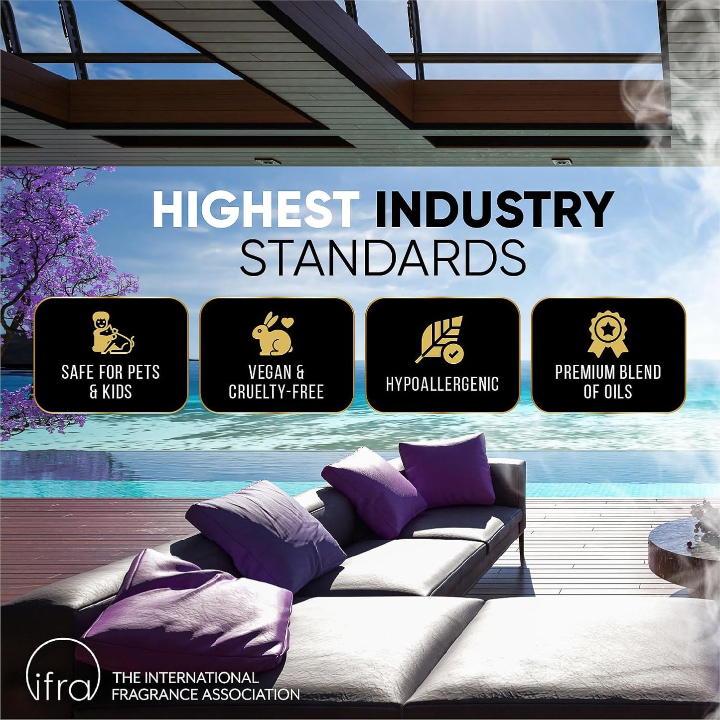 Luxury Hotel Fragrances - Hotel Fragrance Oil - Diffuser Oil Blends for Aromatherapy (Ocean Bungalow) 4.05 Fl Oz (120ml)