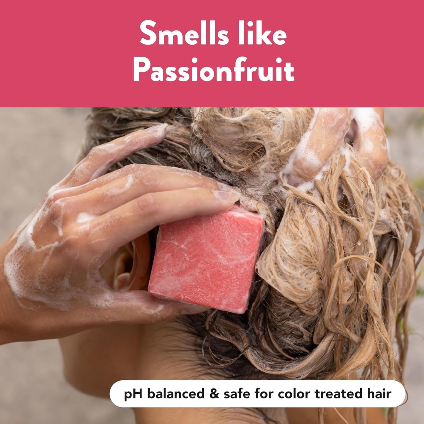 Ethique Rice Shampoo Bar for Dry and Damaged Hair - Sorbet |Paraben Free, Sulfate Free, Vegan, Cruely Free, 3.88 oz