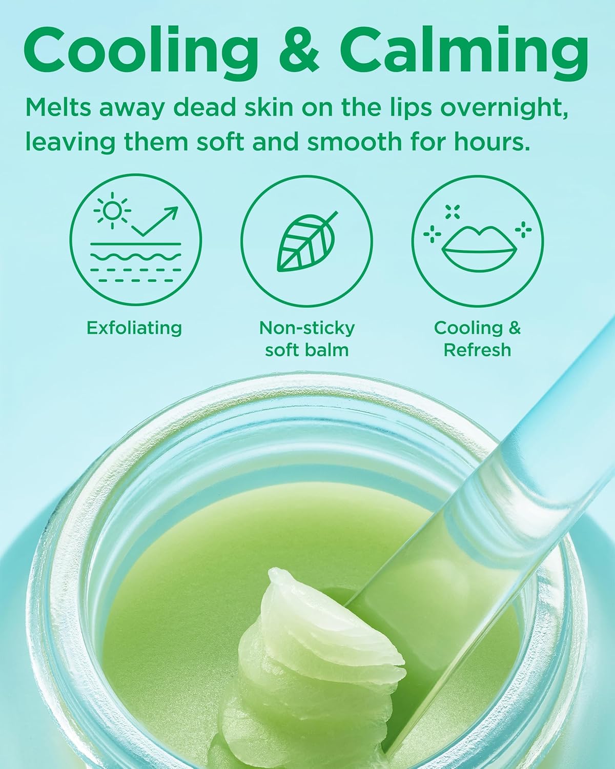TOCOBO Mint Cooling Lip Mask – Korean Overnight Lip Treatment with Apple Mint, Tea Tree & Olive Oil – Soothing, Hydrating, Refreshing Balm – Soft Melting Texture, Fresh Herb Scent, 0.5 oz.