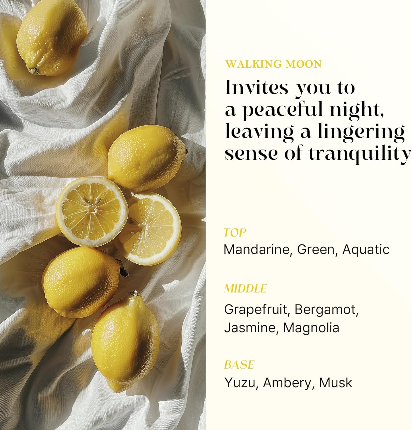 Pillow Mist - Aromatherapy Pillow Spray for Sheets, Linen & Bedding, Natural Essential Oils for Stress Relief, Gift for Someone Who Wants to Sleep Well - Walking Moon